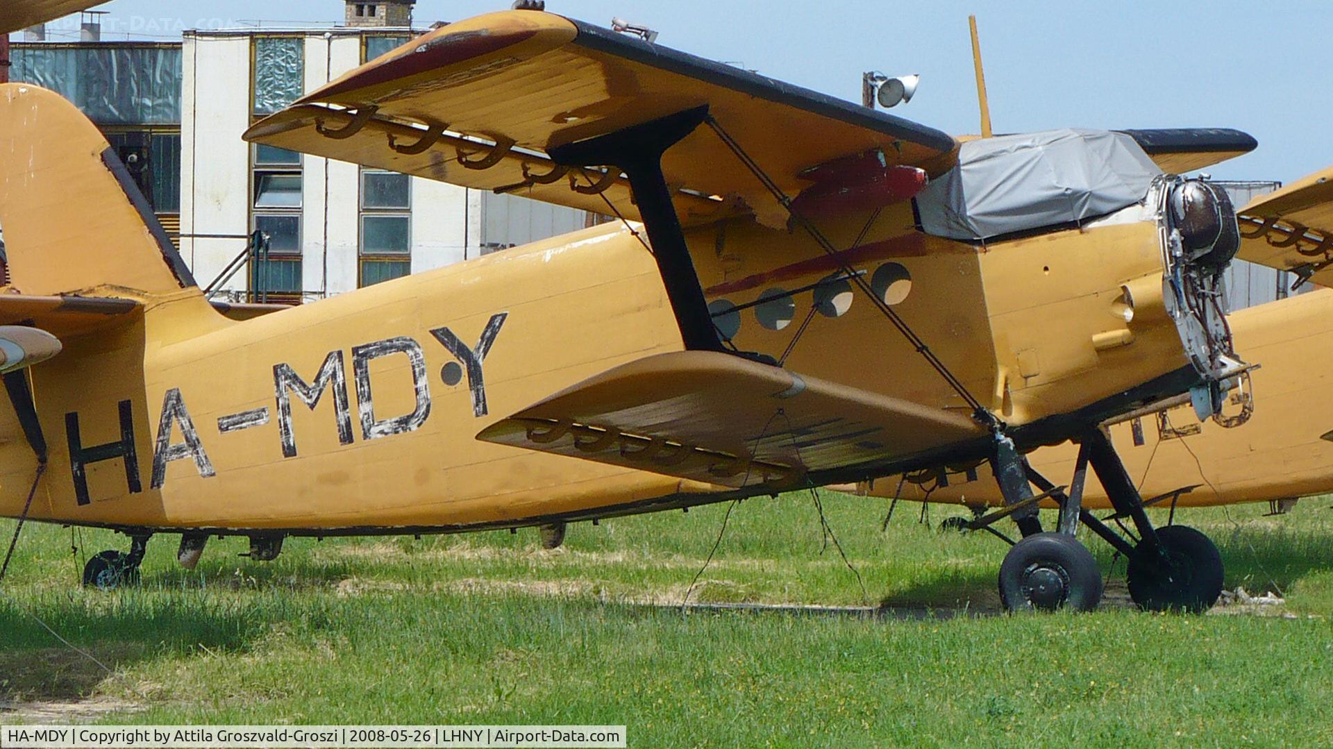 HA-MDY, 1979 PZL-Mielec An-2R C/N 1G186-06, LHNY - Nyíregyháza Airport, Hungary