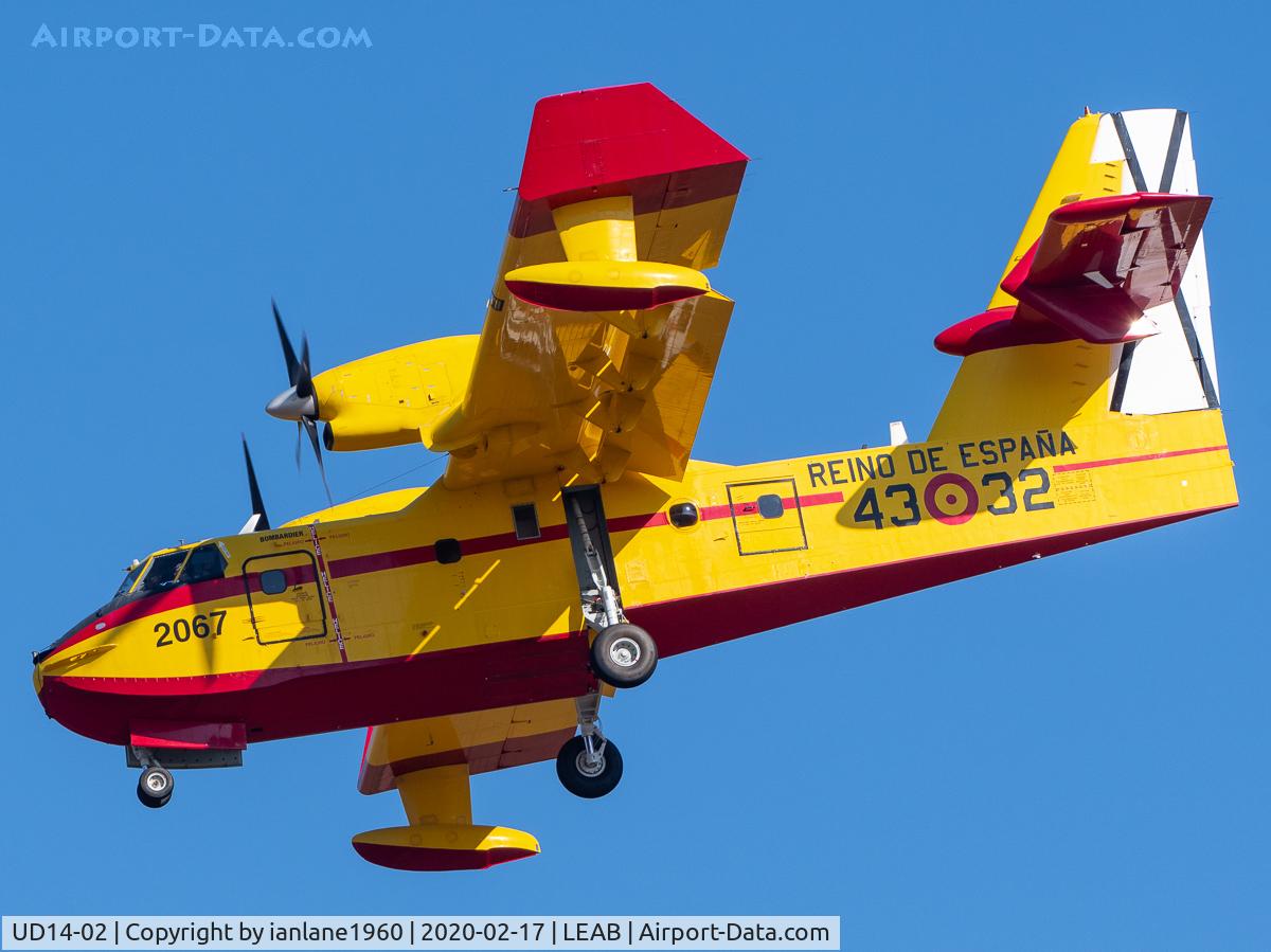 UD14-02, 2008 Bombardier CL-415 (CL-215-6B11) C/N 2067, At Los Llanos Air Base, Albacete