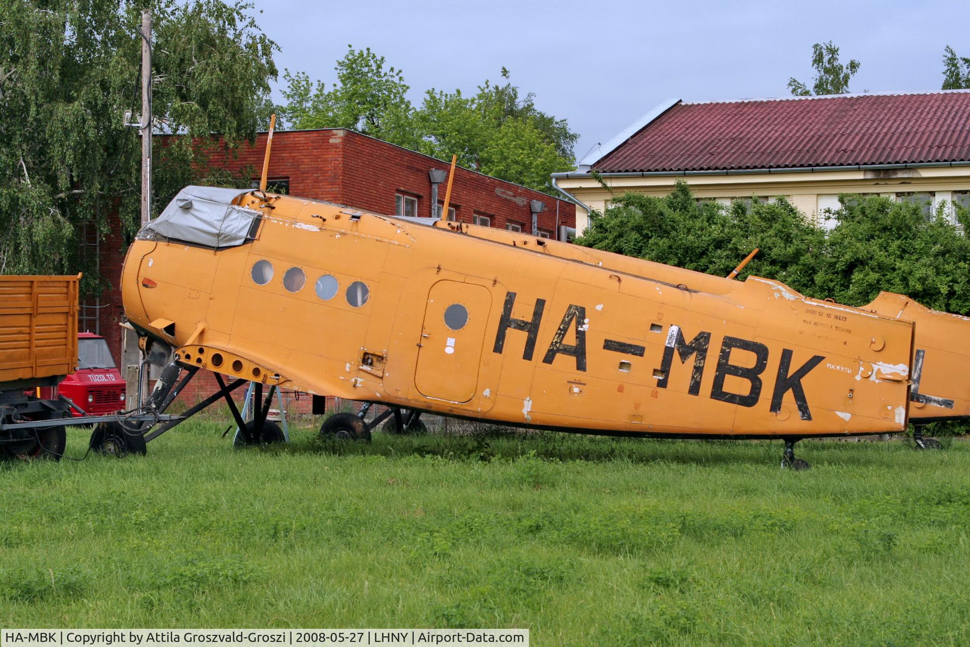 HA-MBK, 1975 PZL-Mielec An-2R C/N 1G166-29, LHNY - Nyíregyháza Airport, Hungary
