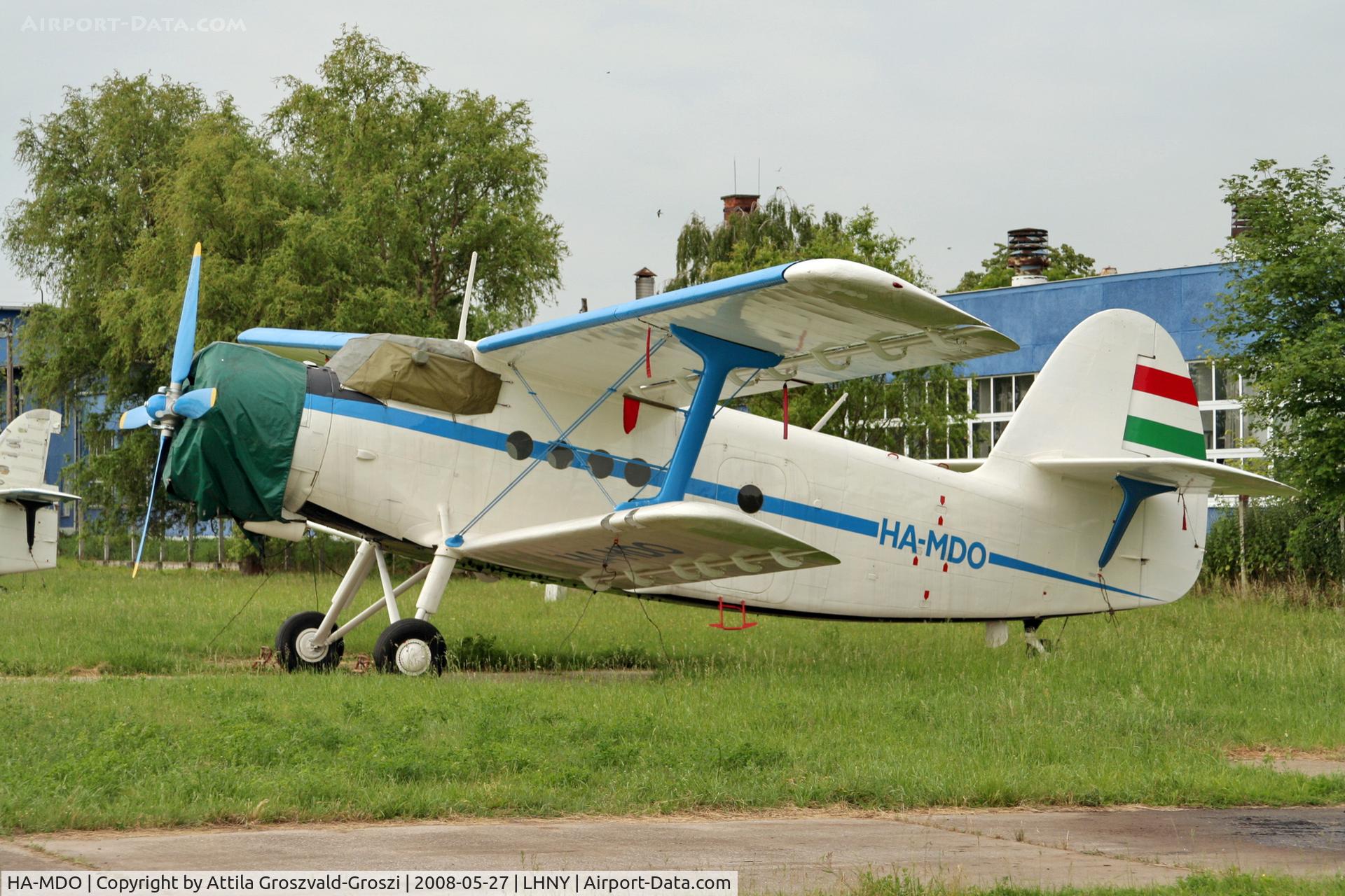 HA-MDO, 1979 PZL-Mielec An-2 C/N 1G185-43, LHNY - Nyíregyháza Airport, Hungary