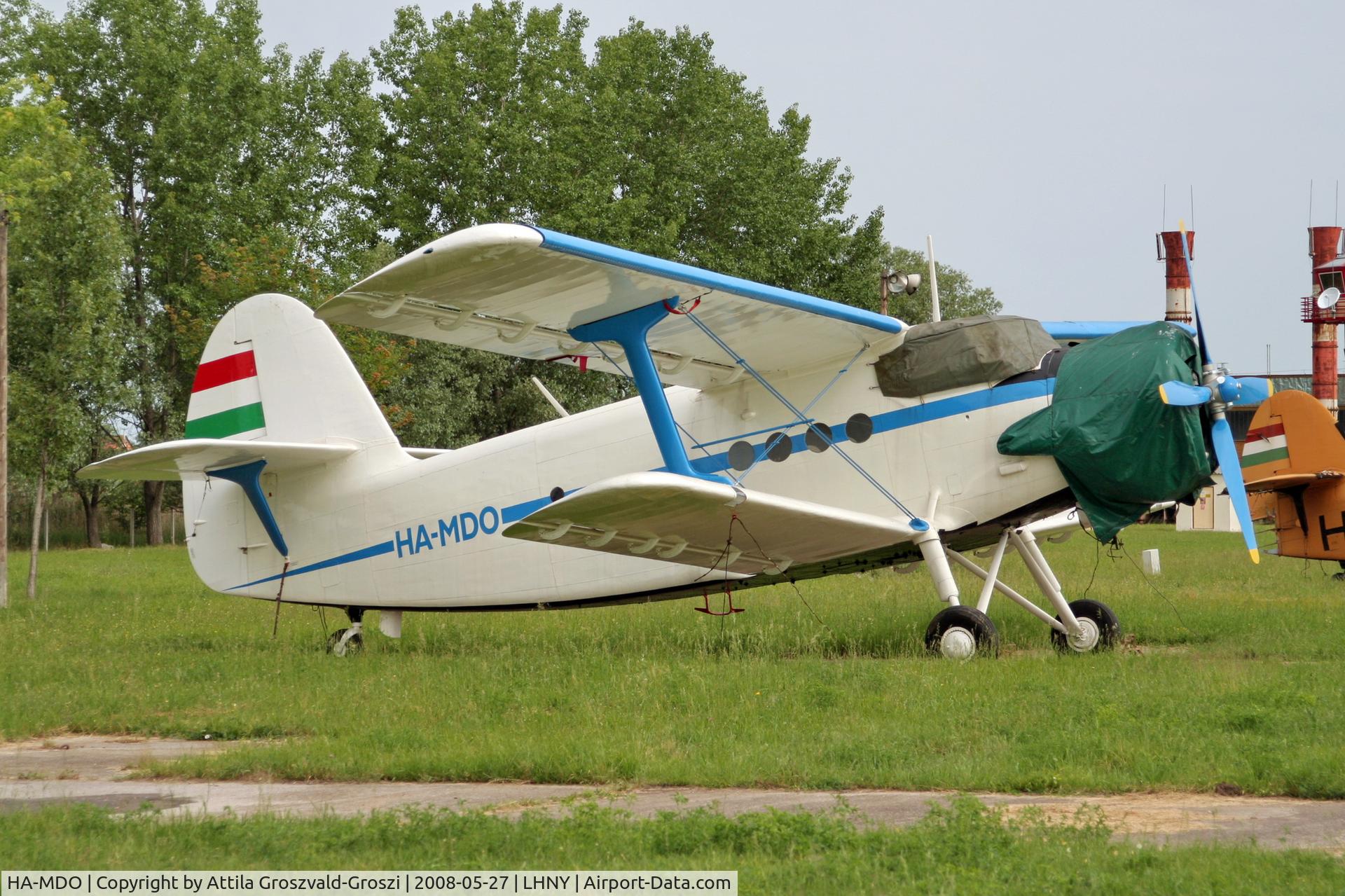 HA-MDO, 1979 PZL-Mielec An-2 C/N 1G185-43, LHNY - Nyíregyháza Airport, Hungary
