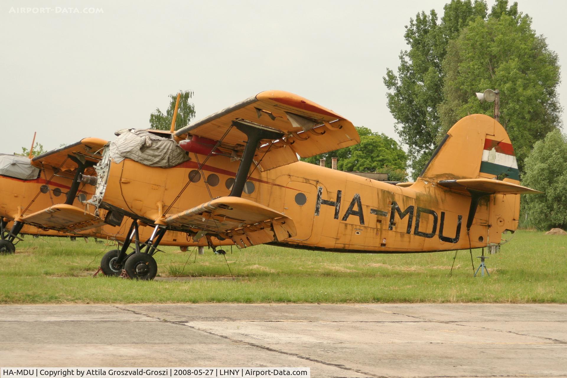 HA-MDU, 1979 PZL-Mielec An-2R C/N 1G186-06, LHNY - Nyíregyháza Airport, Hungary