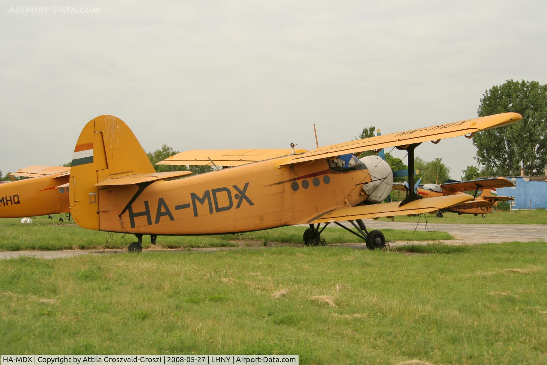 HA-MDX, 1979 PZL-Mielec An-2R C/N 1G186-05, LHNY - Nyíregyháza Airport, Hungary