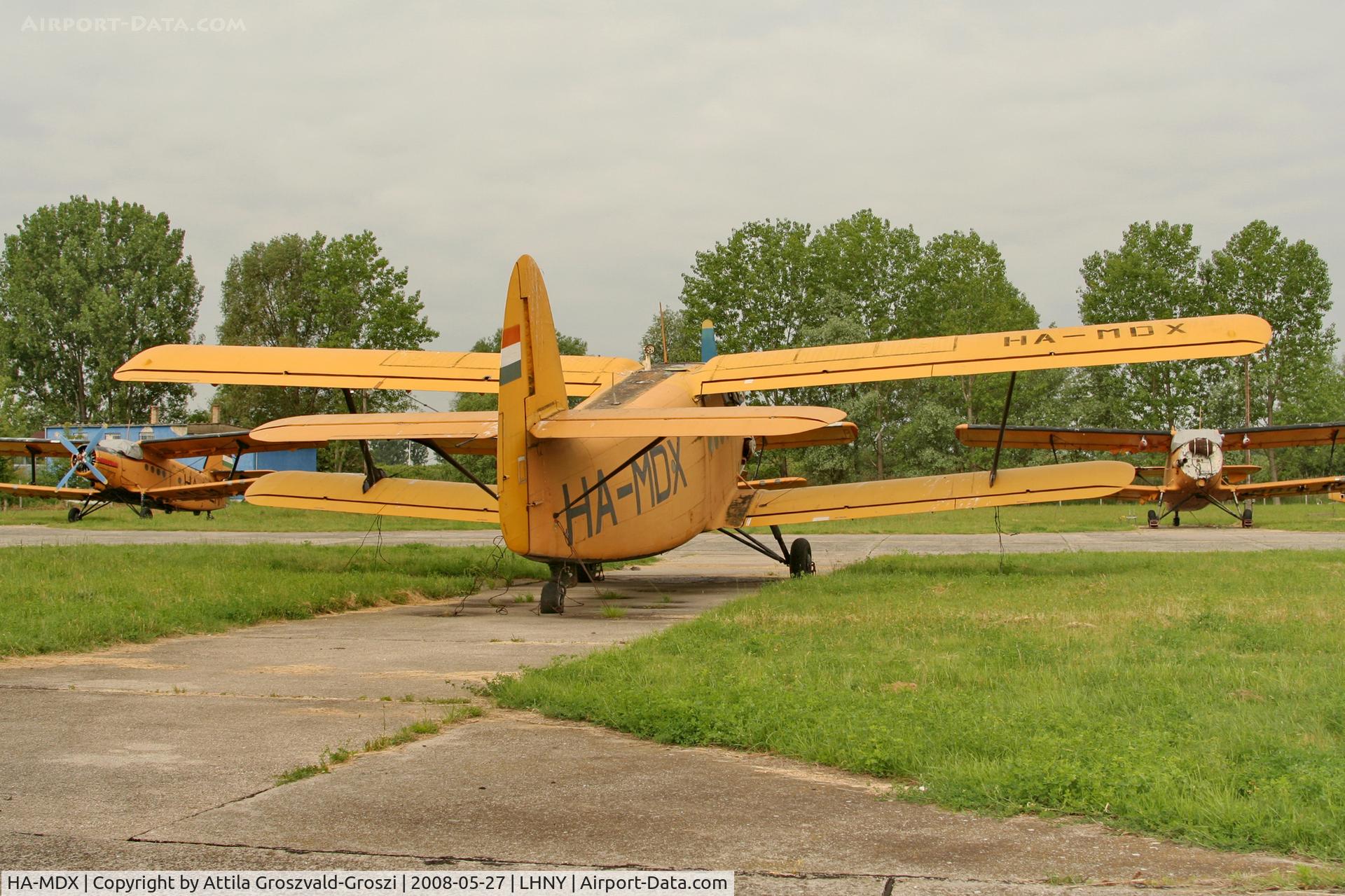 HA-MDX, 1979 PZL-Mielec An-2R C/N 1G186-05, LHNY - Nyíregyháza Airport, Hungary