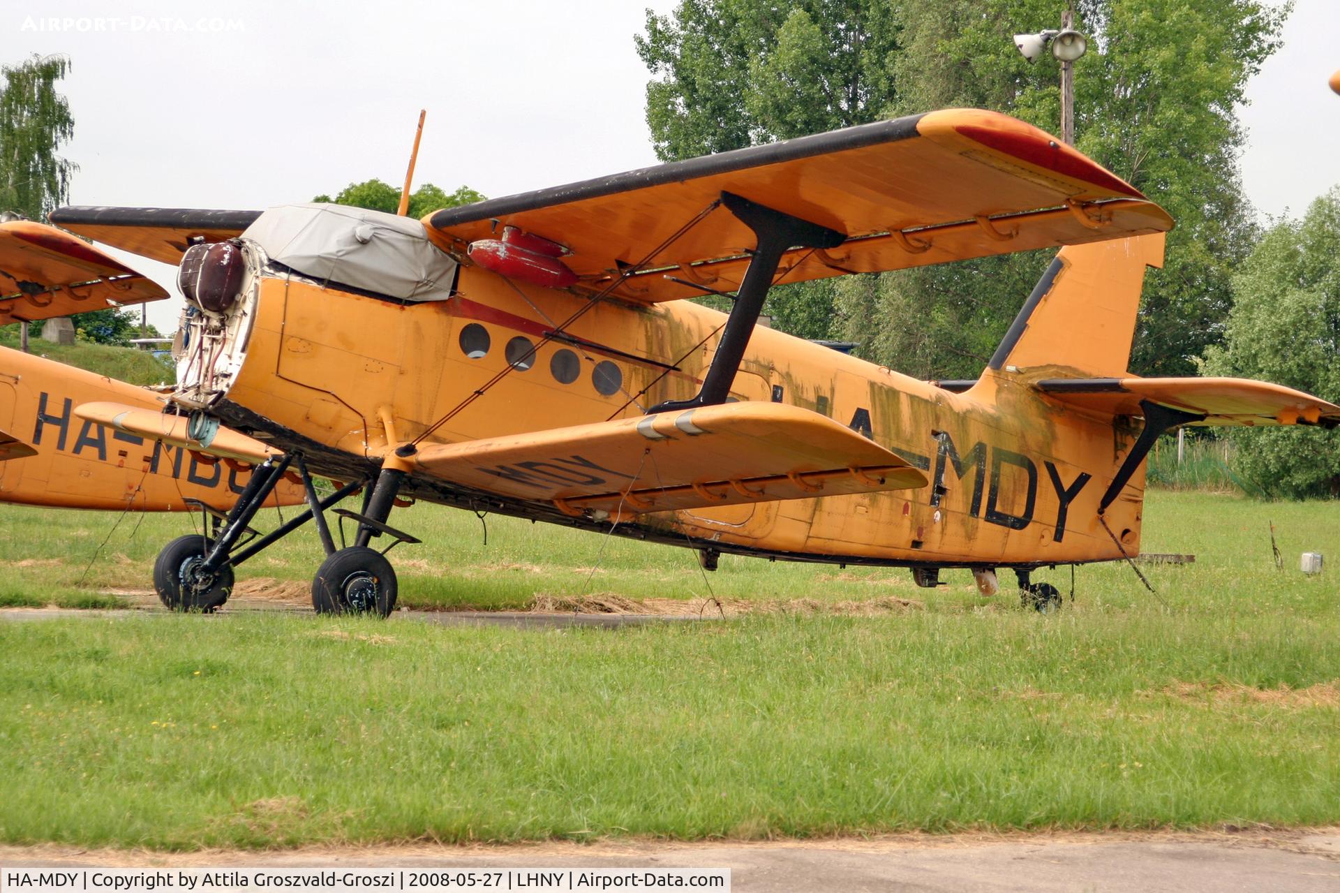 HA-MDY, 1979 PZL-Mielec An-2R C/N 1G186-06, LHNY - Nyíregyháza Airport, Hungary