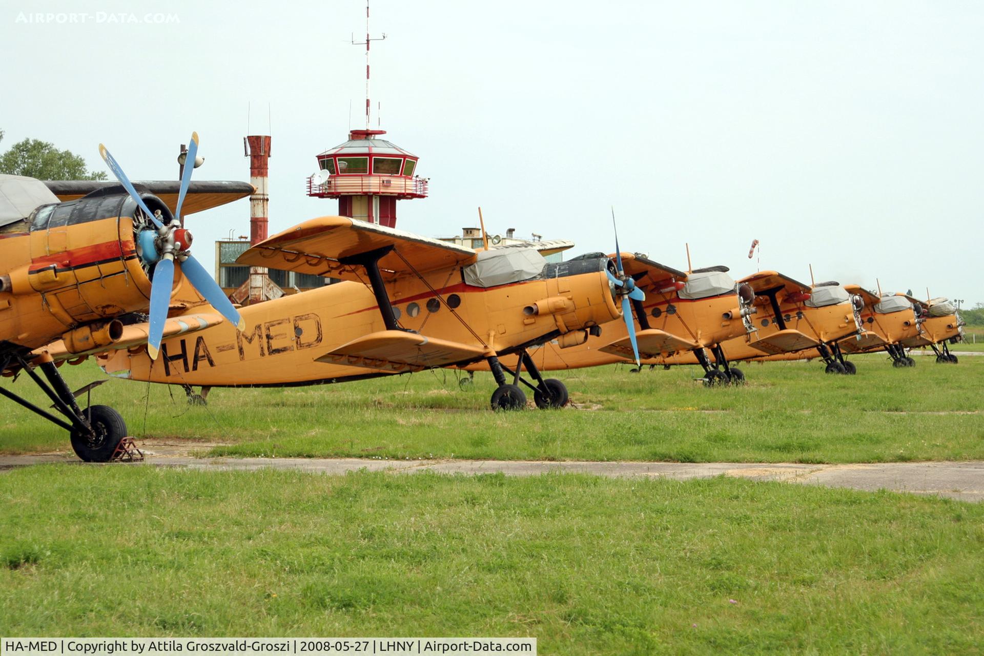 HA-MED, 1980 PZL-Mielec An-2R C/N 1G187-29, LHNY - Nyíregyháza Airport, Hungary