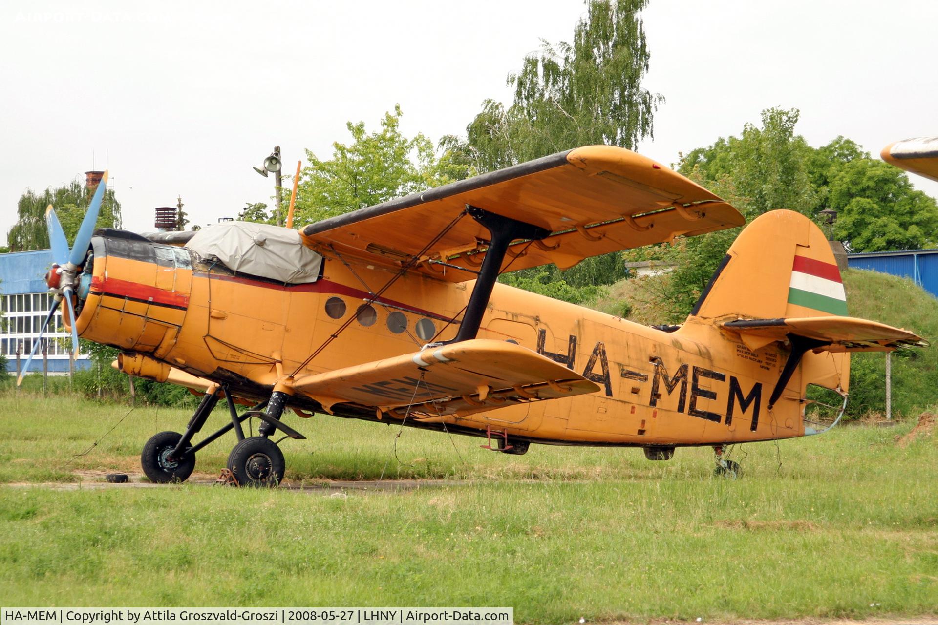 HA-MEM, 1980 PZL-Mielec An-2R C/N 1G190-22, LHNY - Nyíregyháza Airport, Hungary