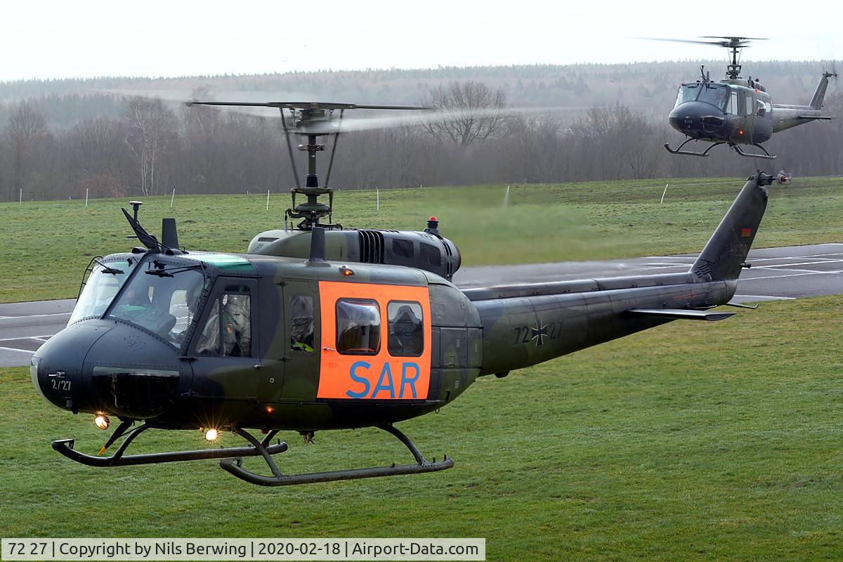72 27, Bell (Dornier) UH-1D Iroquois (205) C/N 8347, 72 27 at EDXM