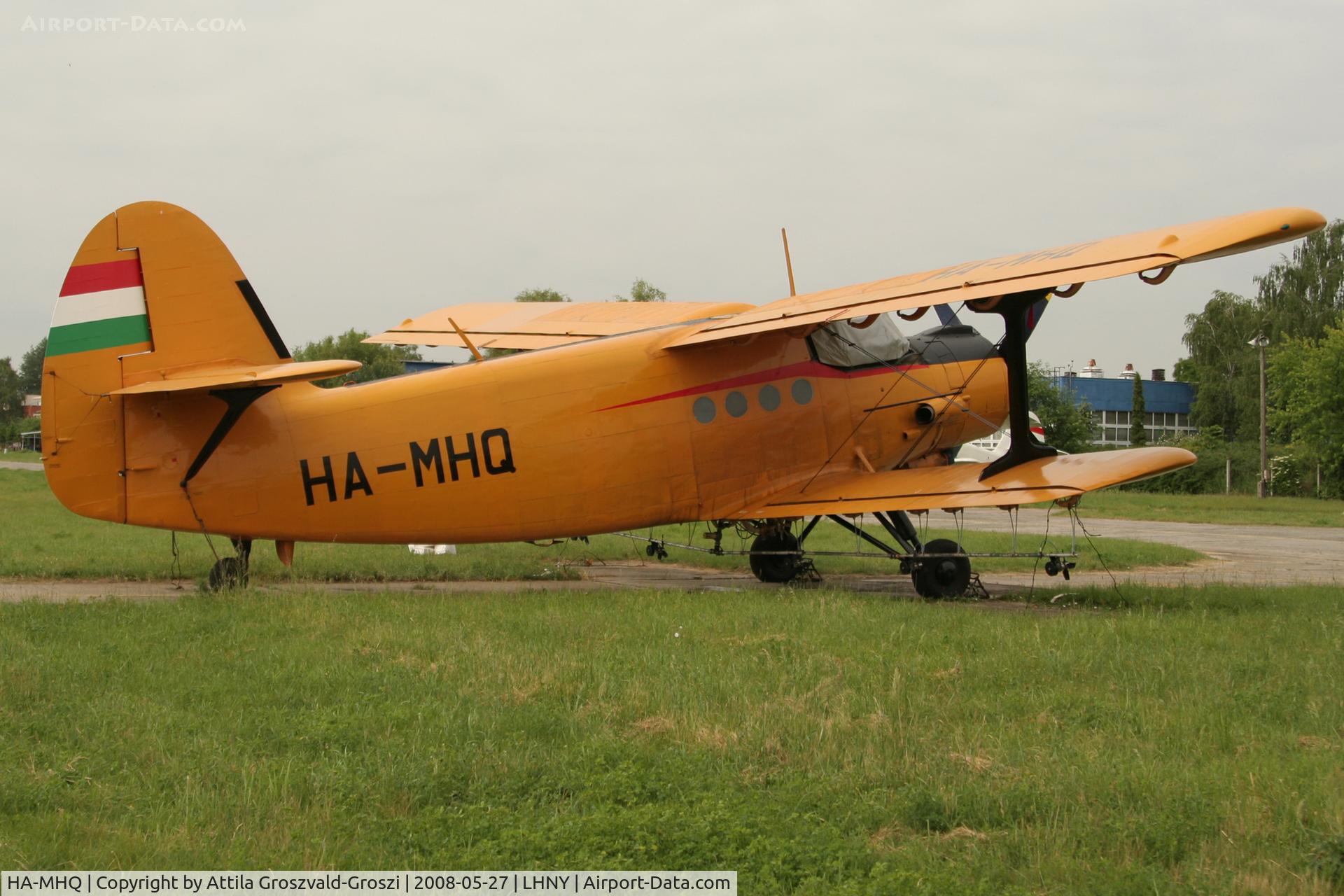 HA-MHQ, 1973 PZL-Mielec An-2R C/N 1G145-42, LHNY - Nyíregyháza Airport, Hungary