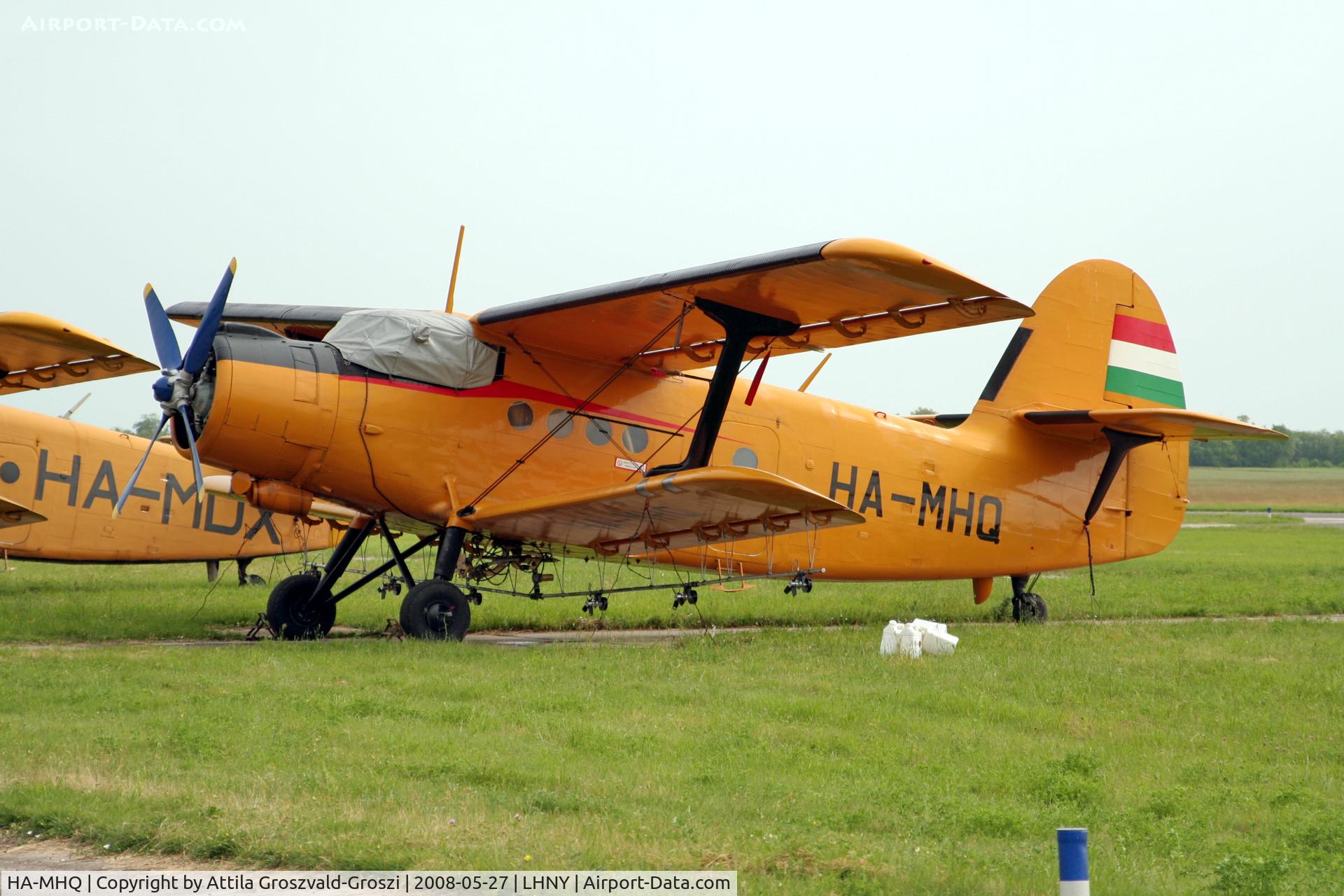 HA-MHQ, 1973 PZL-Mielec An-2R C/N 1G145-42, LHNY - Nyíregyháza Airport, Hungary