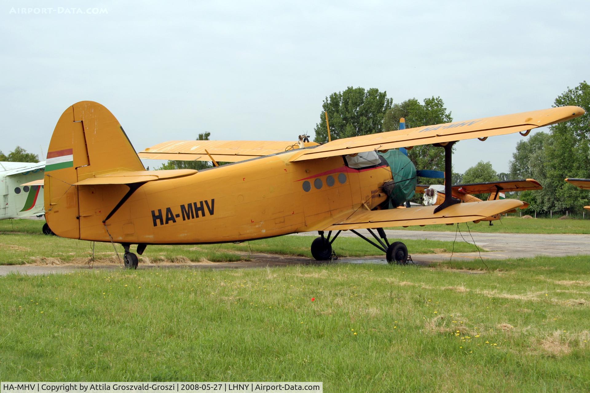 HA-MHV, 1973 PZL-Mielec An-2R C/N 1G154-05, LHNY - Nyíregyháza Airport, Hungary