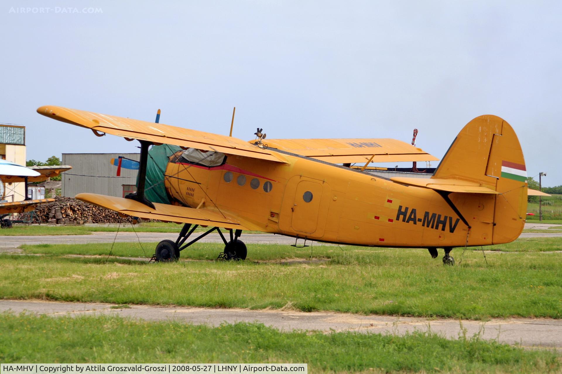 HA-MHV, 1973 PZL-Mielec An-2R C/N 1G154-05, LHNY - Nyíregyháza Airport, Hungary