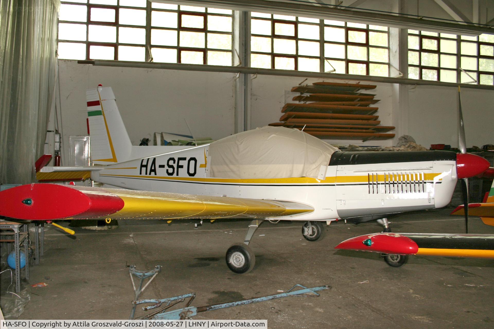 HA-SFO, 1980 Zlin Z-142 C/N 0226, LHNY - Nyíregyháza Airport, Hungary