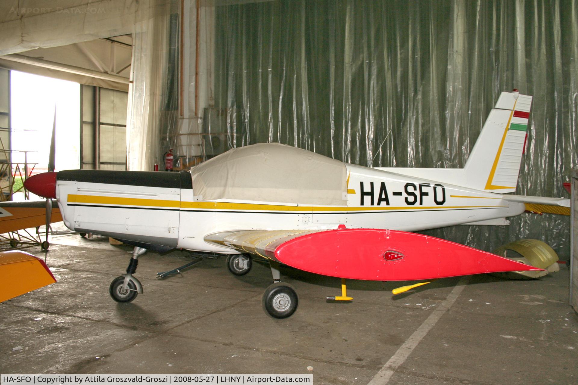HA-SFO, 1980 Zlin Z-142 C/N 0226, LHNY - Nyíregyháza Airport, Hungary
