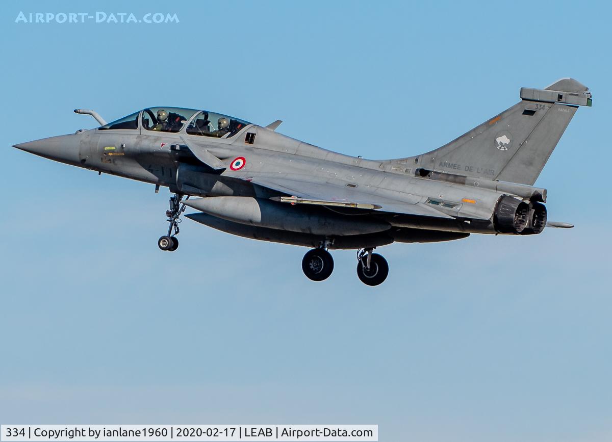 334, Dassault Rafale B C/N 334, At TLP 2020-01 Albacete