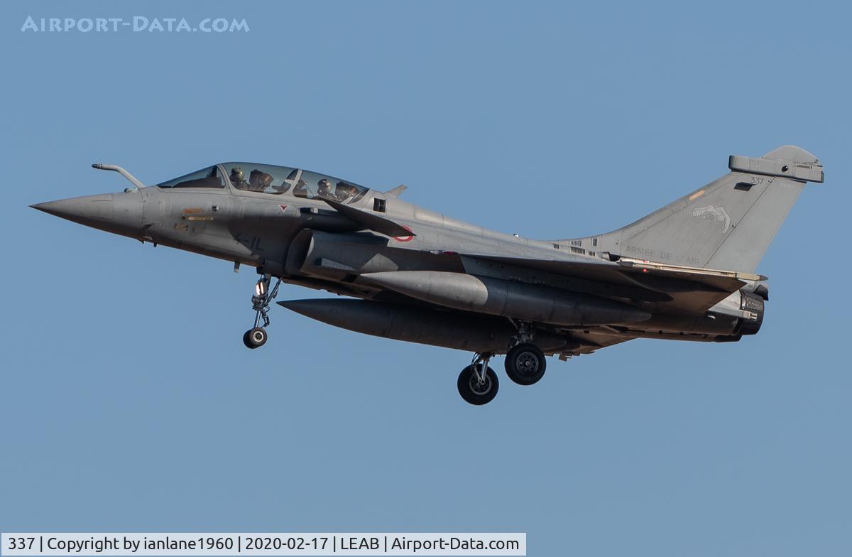 337, 2013 Dassault Rafale B C/N 337, At TLP 2020-01 Albacete