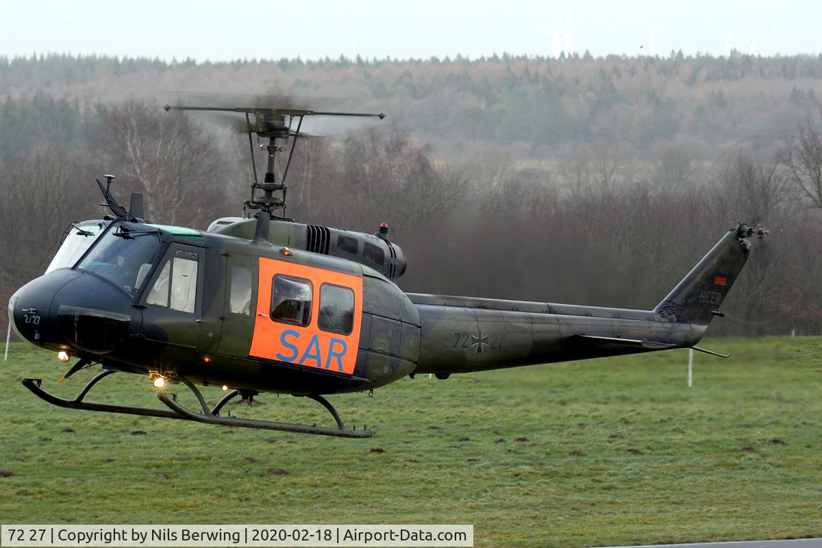 72 27, Bell (Dornier) UH-1D Iroquois (205) C/N 8347, 72 27 at EDXM