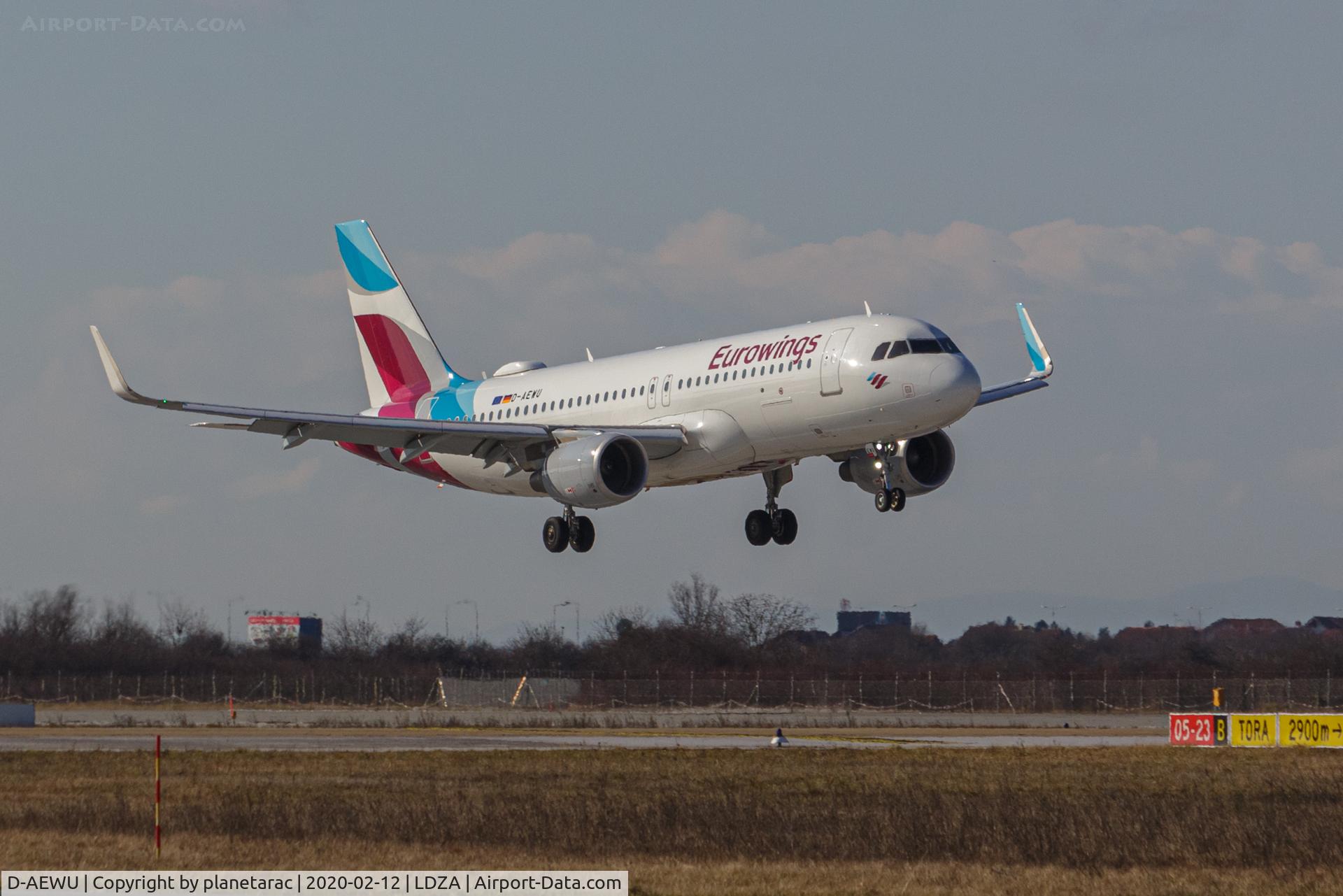 D-AEWU, 2017 Airbus A320-214 C/N 7513, Eurowings From STR