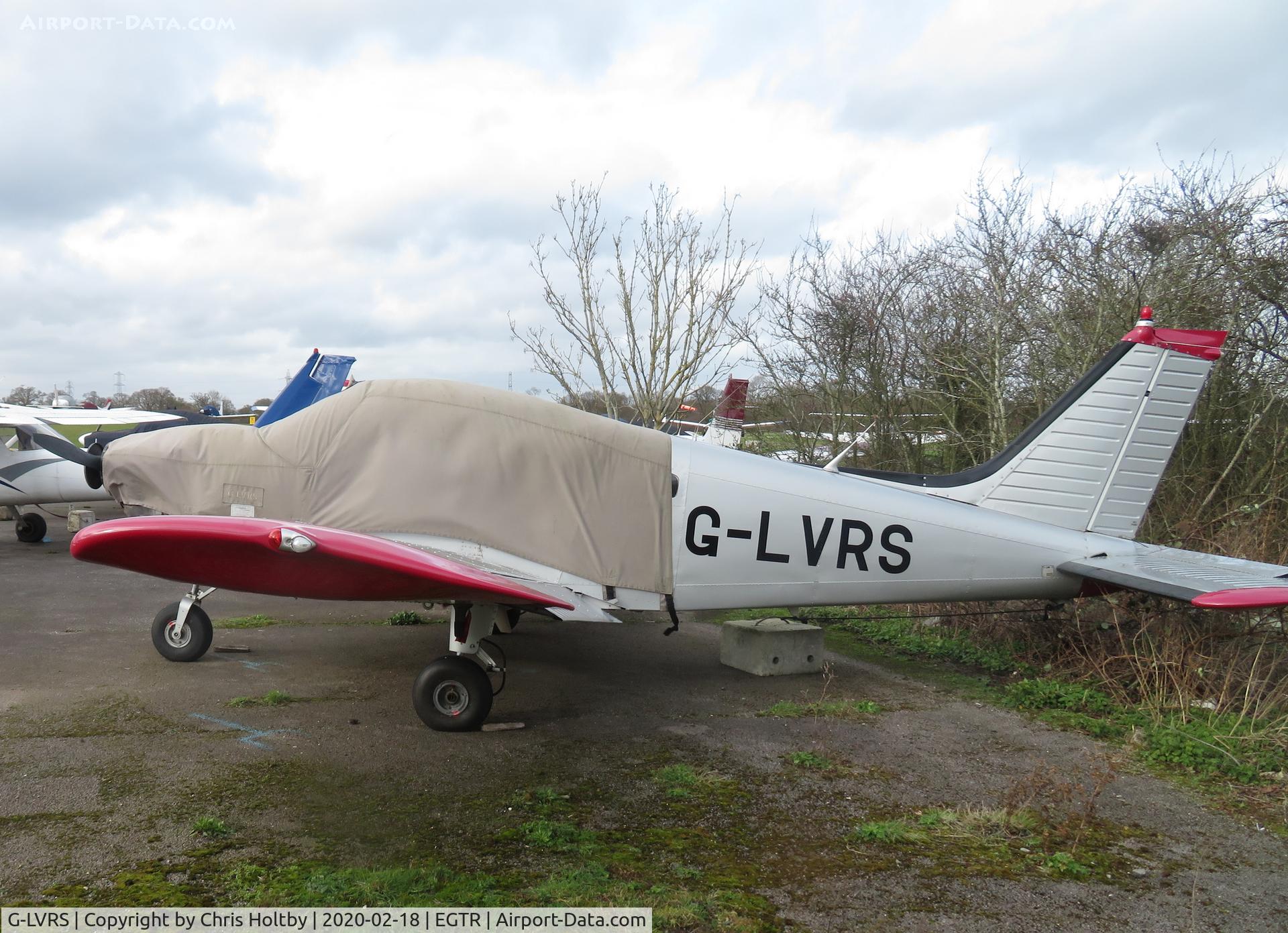 G-LVRS, 1978 Piper PA-28-181 Cherokee Archer II C/N 28-7890059, Parked & covered at its home base Elstree Aerodrome