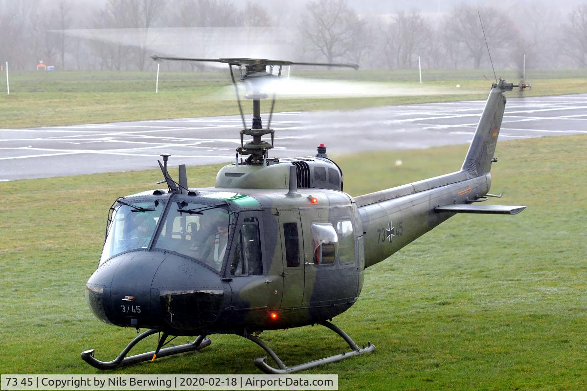 73 45, Bell (Dornier) UH-1D Iroquois (205) C/N 8465, 73 45 at EDXM