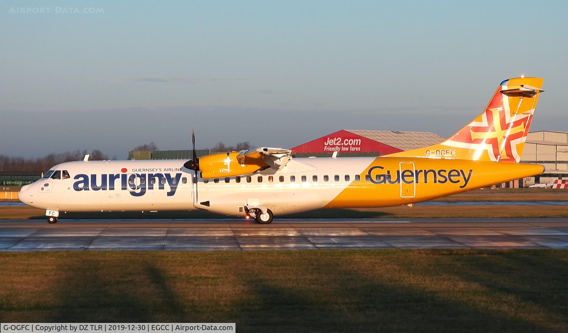 G-OGFC, 2019 ATR 72-212A C/N 1595, G-OGFC Seen Here Ready For Takeoff At Man Egcc