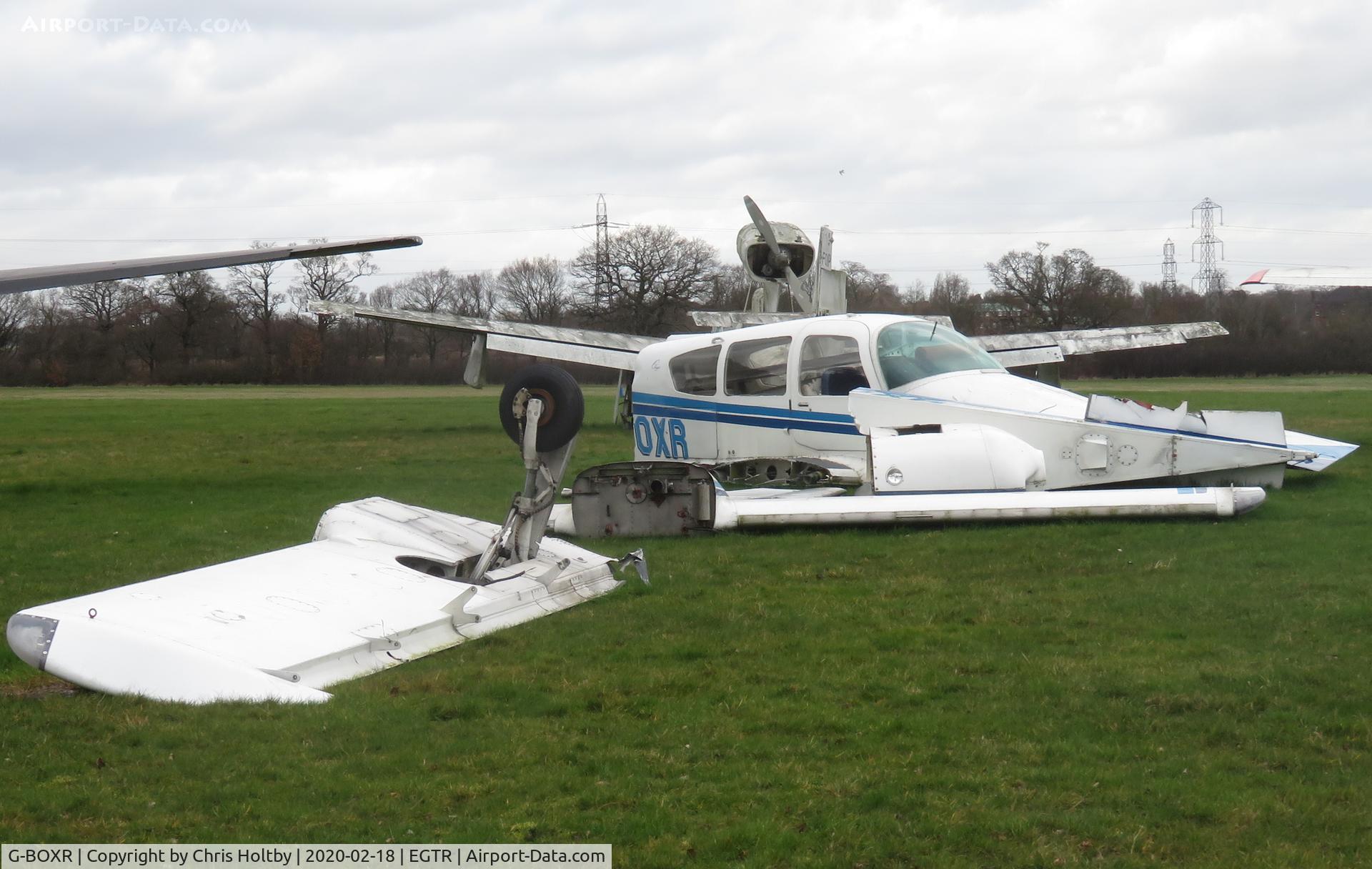 G-BOXR, 1978 Grumman American GA-7 Cougar C/N GA7-0059, Destroyed and dumped in the Elstree graveyard sadly