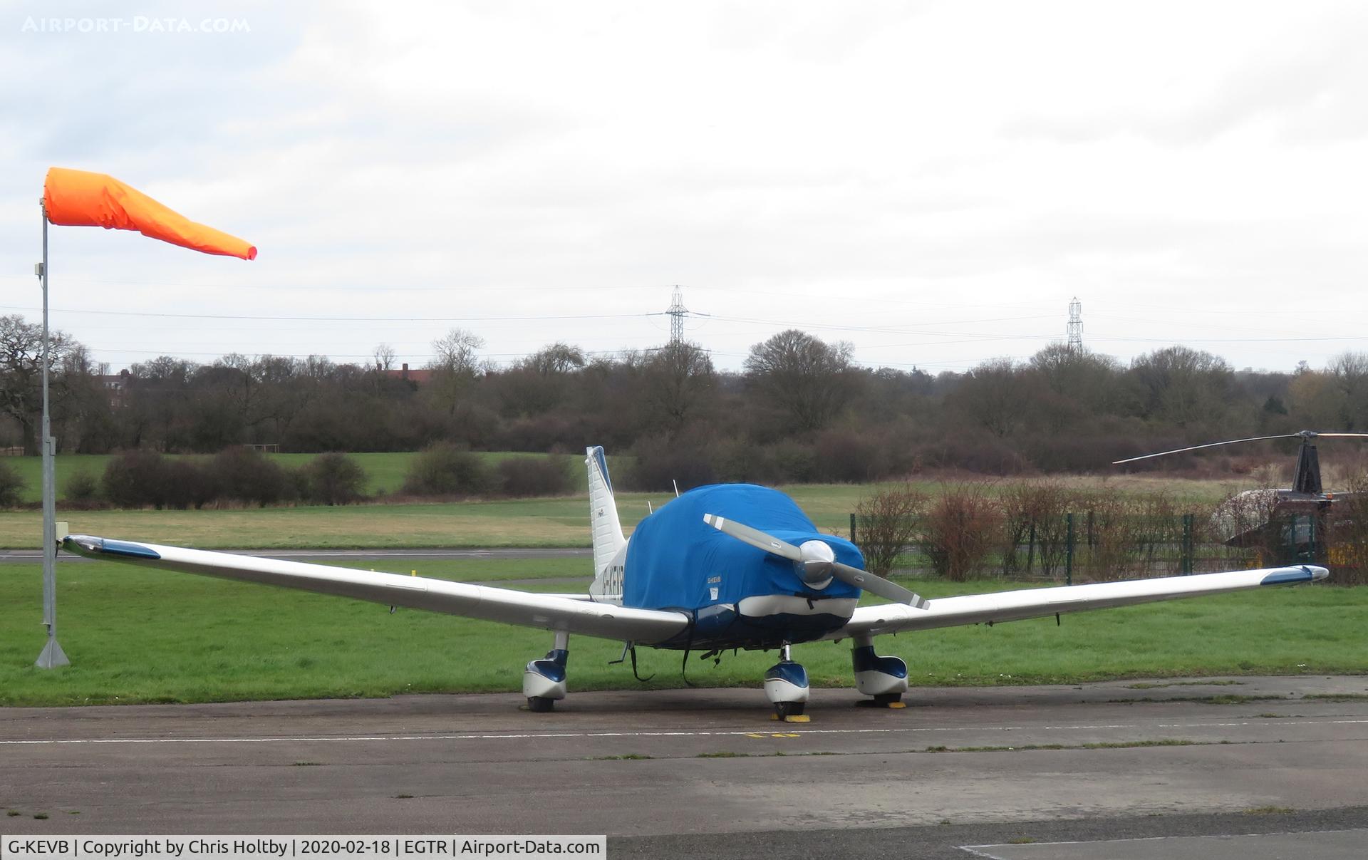 G-KEVB, 1997 Piper PA-28-181 Cherokee Archer III C/N 2843098, Covered up at Elstree