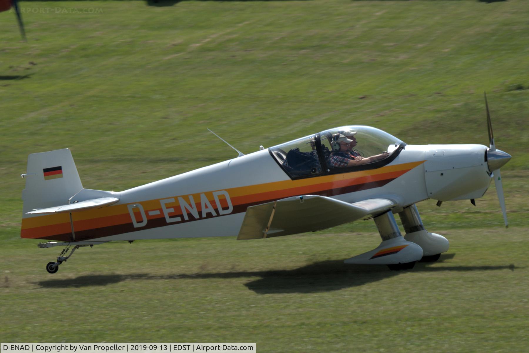 D-ENAD, 1958 Jodel (Wassmer) D-120R Paris-Nice C/N 138, Jodel D.120R Paris-Nice landing at Hahnweide airfield, Germany. OTT 2019