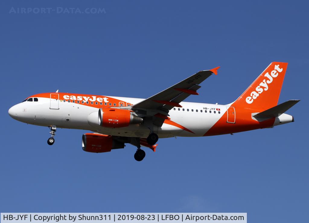 HB-JYF, 2011 Airbus A319-111 C/N 4778, Landing rwy 32L