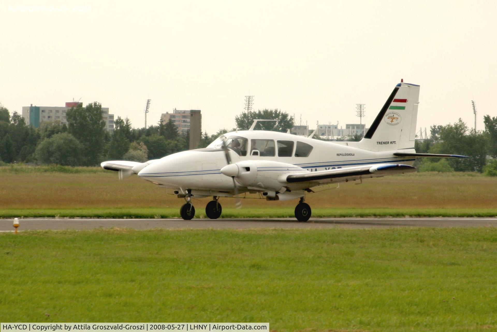 HA-YCD, 1971 Piper PA-23-250 Aztec E C/N 27-4700, LHNY - Nyíregyháza Airport, Hungary