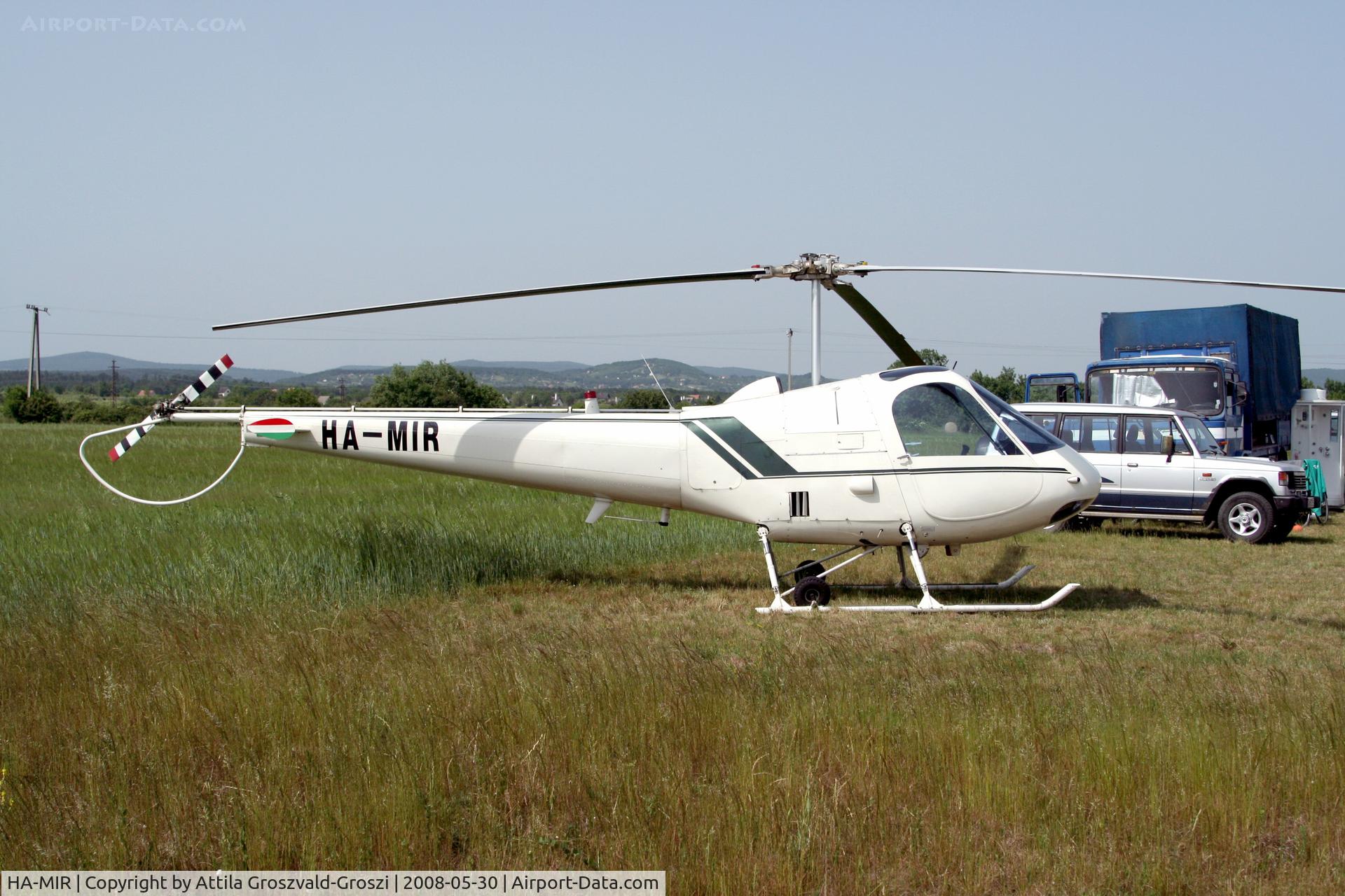 HA-MIR, 1973 Enstrom F-28C C/N 138, Aszófö off airfield and take-off field