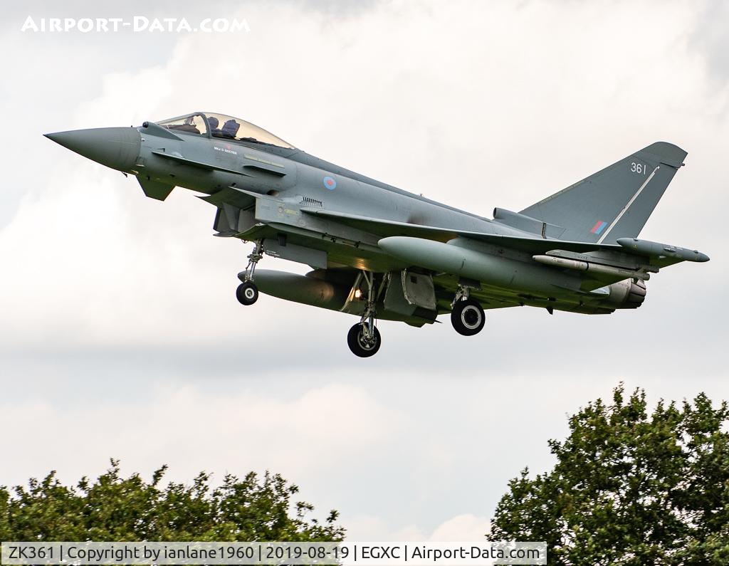 ZK361, 2014 Eurofighter EF-2000 Typhoon FGR.4 C/N BS122, RAF Coningsby
