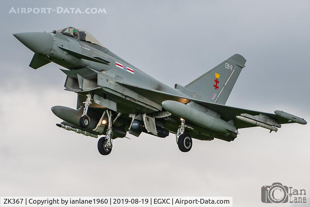 ZK367, Eurofighter EF-2000 Typhoon FGR4 C/N BS128, RAF Coningsby