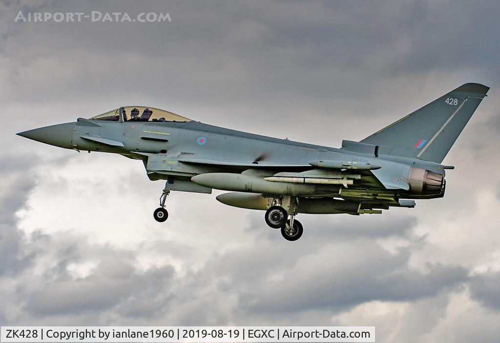 ZK428, 2017 Eurofighter EF-2000 Typhoon FGR4 C/N BS144, RAF Coningsby