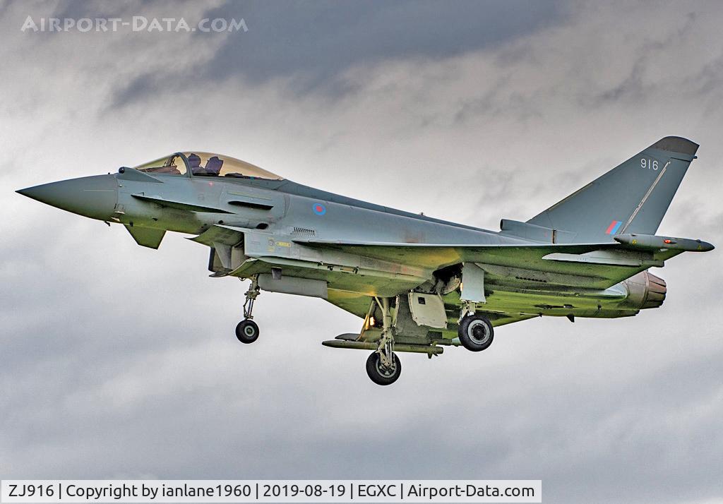 ZJ916, 2005 Eurofighter EF-2000 Typhoon FGR4 C/N 0057/BS007, RAF Coningsby