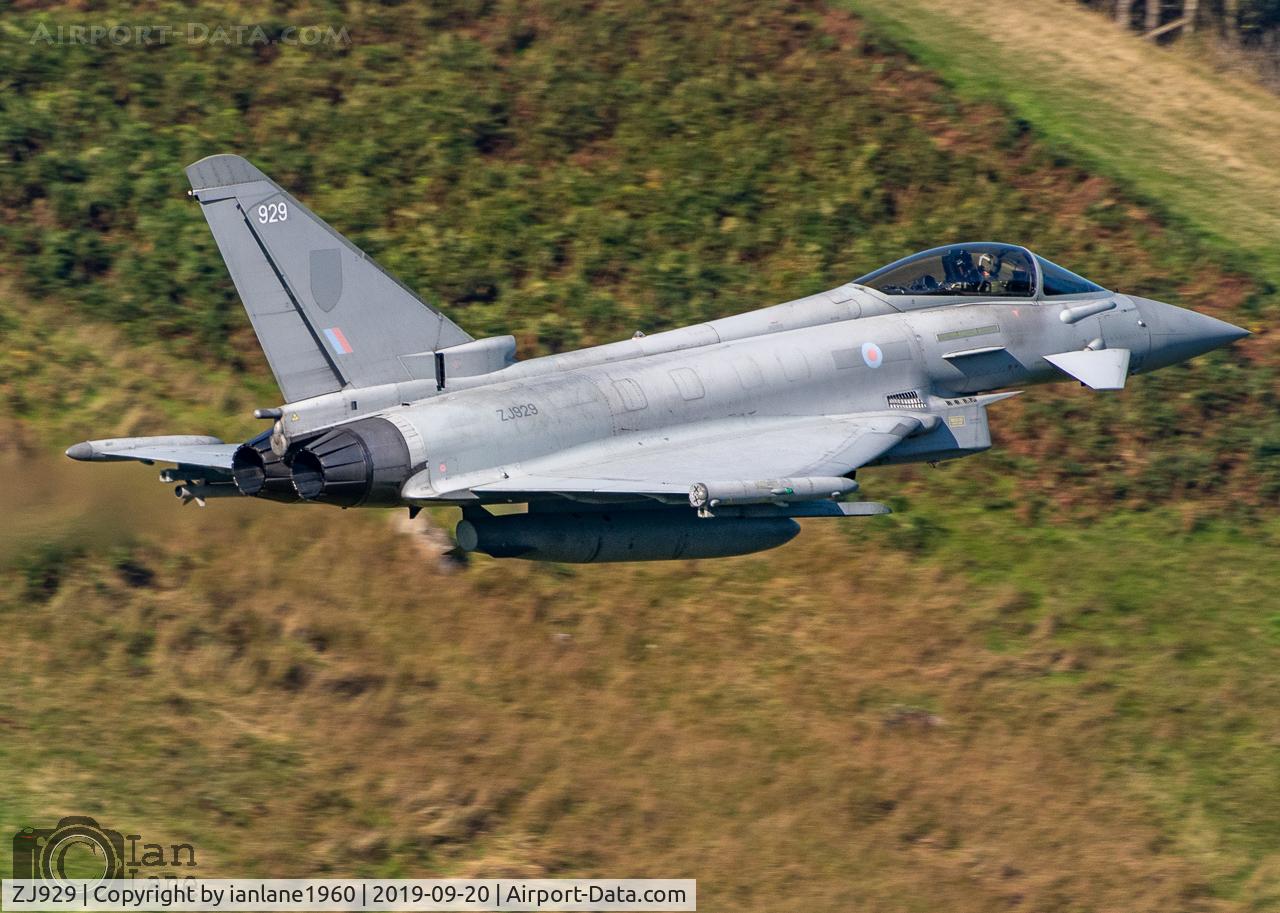 ZJ929, 2006 Eurofighter EF-2000 Typhoon FGR4 C/N 0096/BS020, LFA17 Cumbria