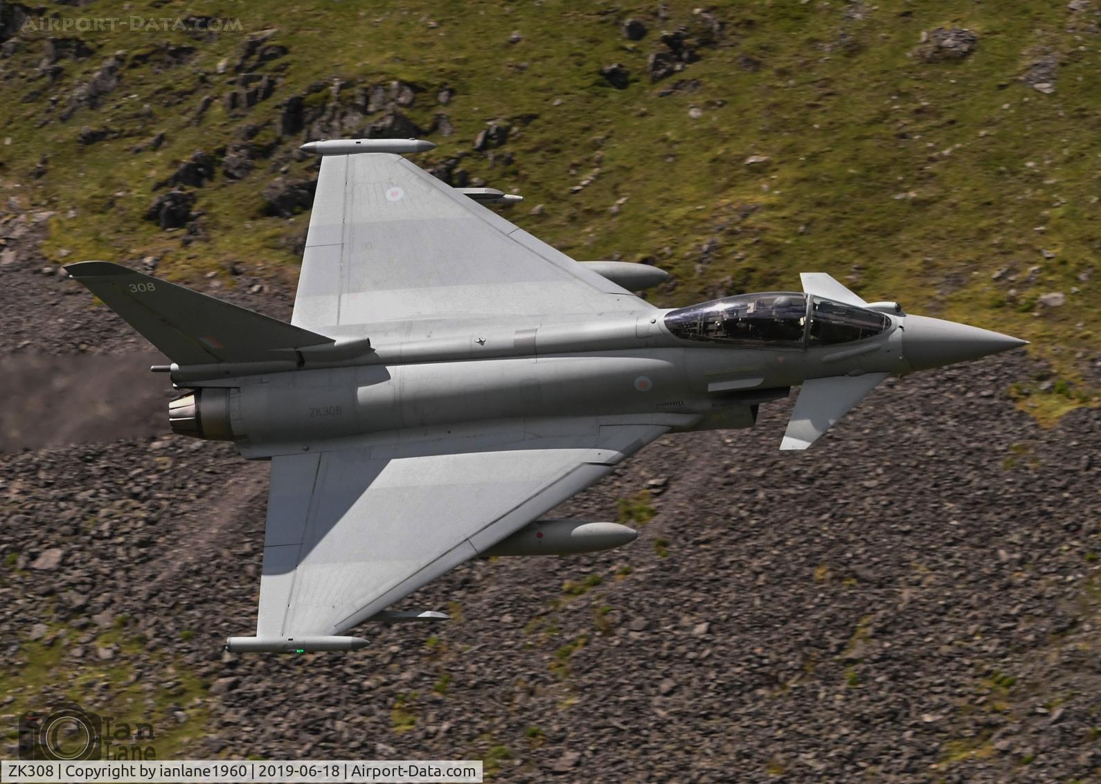 ZK308, 2009 Eurofighter EF-2000 Typhoon FGR4 C/N BS059, LFA17 Cumbria