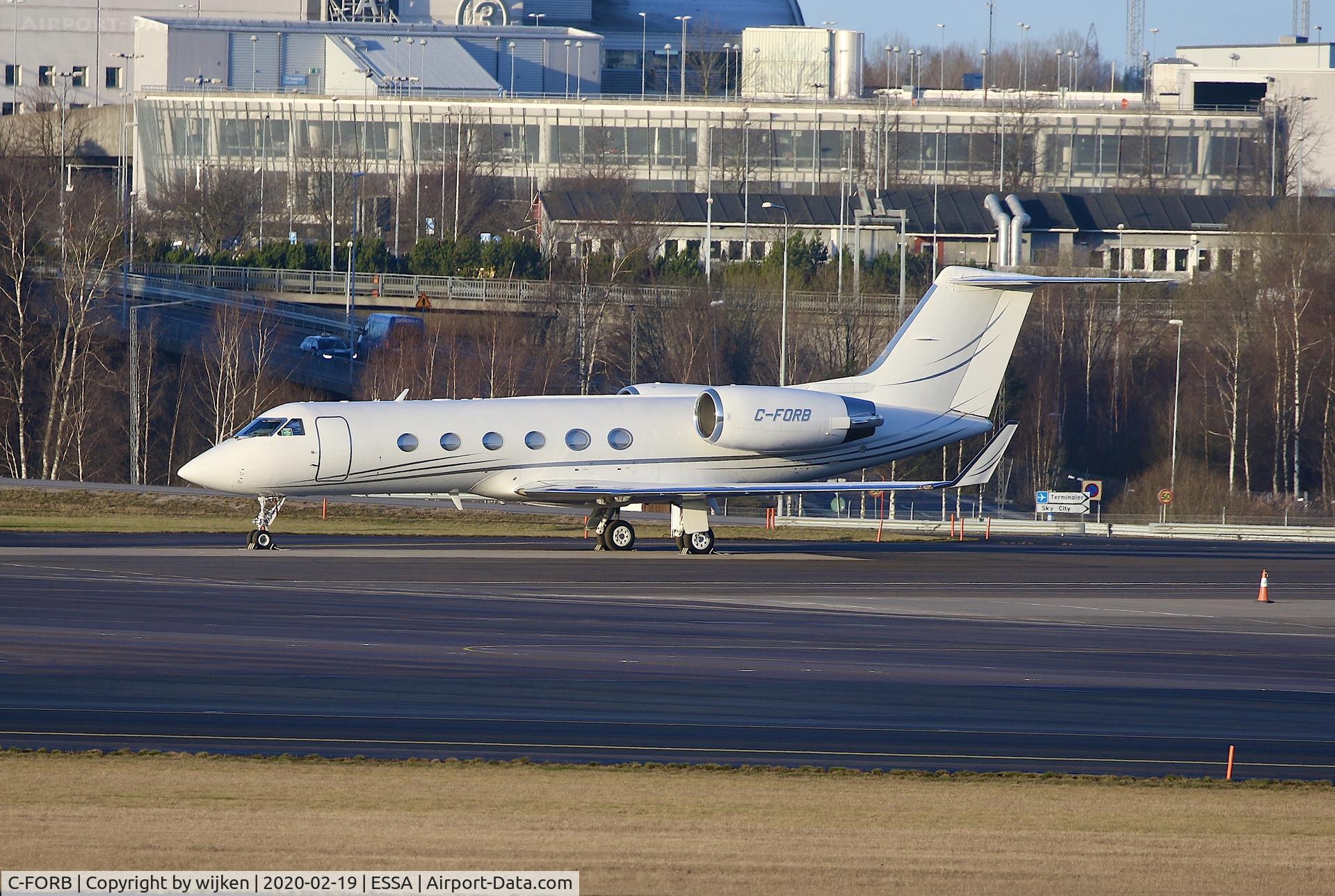 C-FORB, 1997 Gulfstream Aerospace G-IV C/N 1336, Ramp M