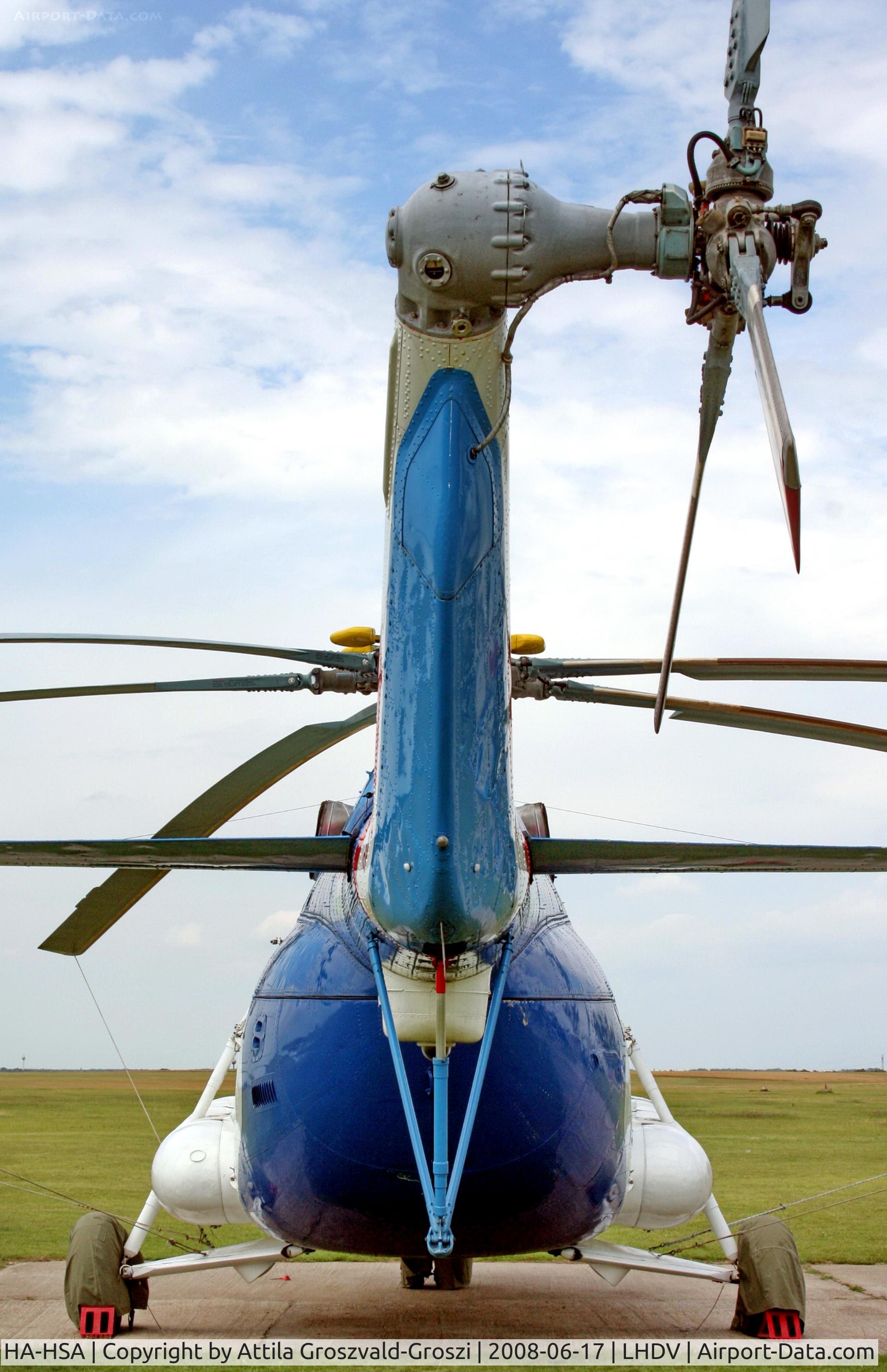 HA-HSA, 1980 Mil Mi-8T C/N 7970, LHDV - Dunaujváros, Baracs-Kisapostag Airport, Hungary