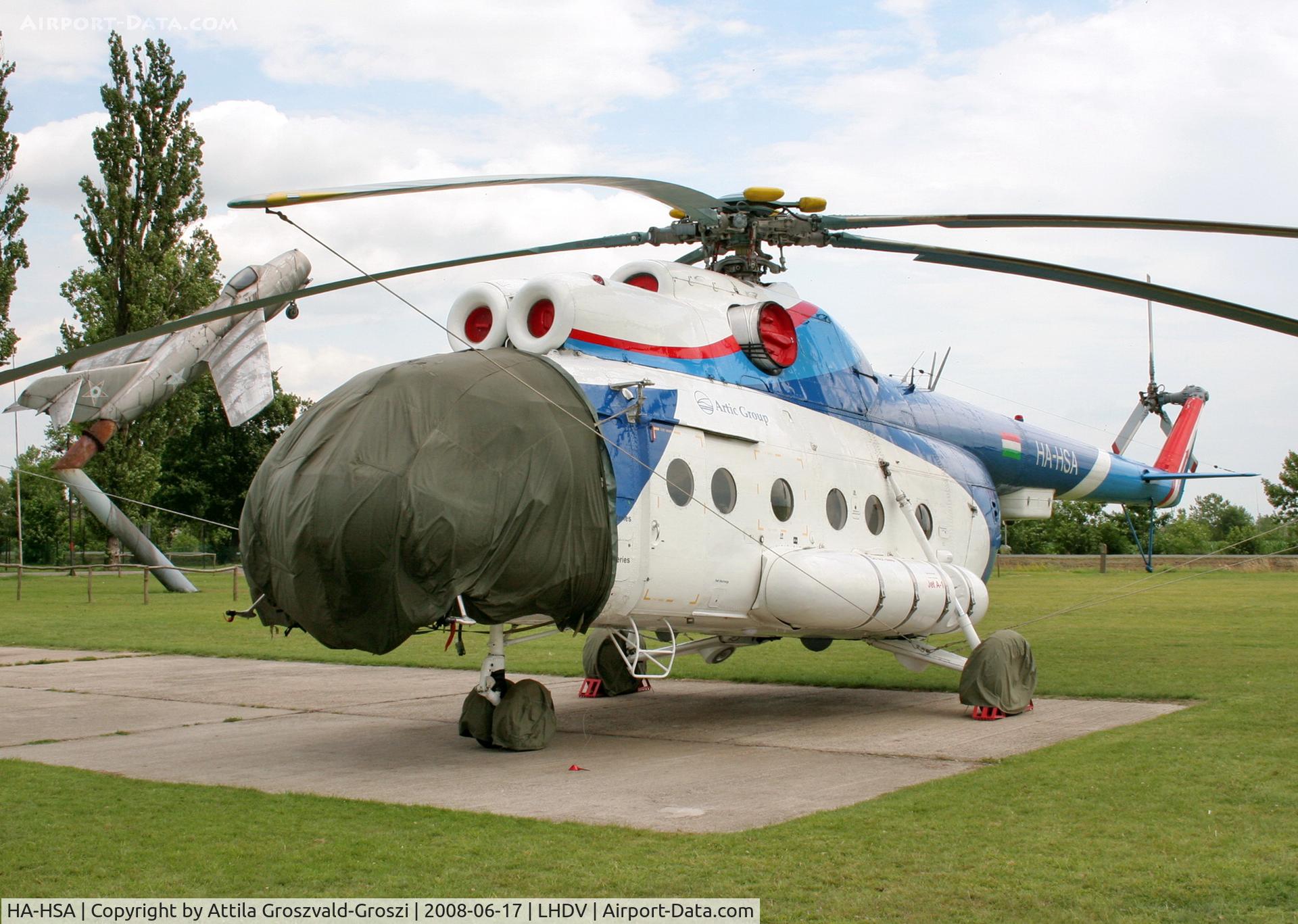 HA-HSA, 1980 Mil Mi-8T C/N 7970, LHDV - Dunaujváros, Baracs-Kisapostag Airport, Hungary