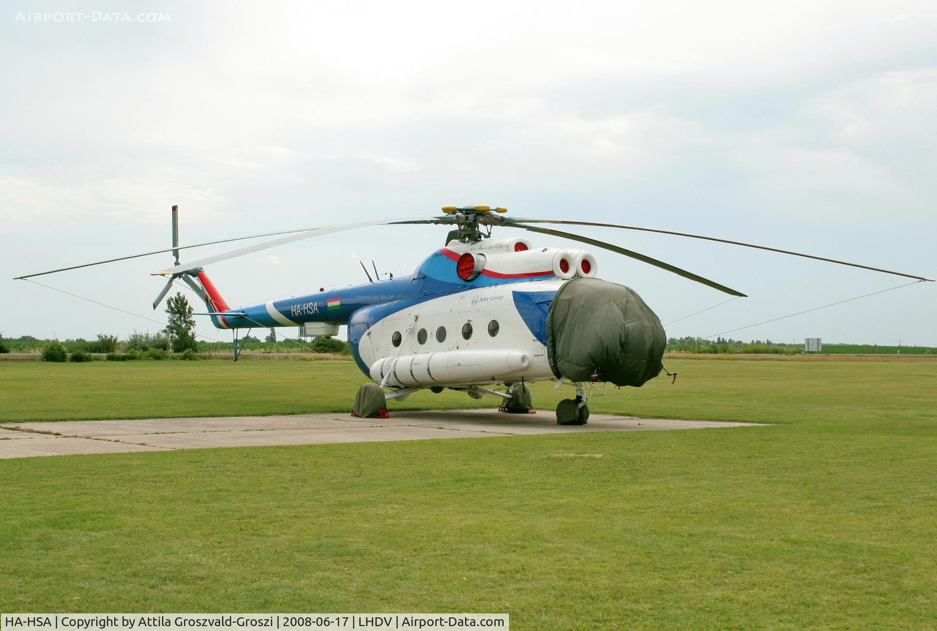HA-HSA, 1980 Mil Mi-8T C/N 7970, LHDV - Dunaujváros, Baracs-Kisapostag Airport, Hungary