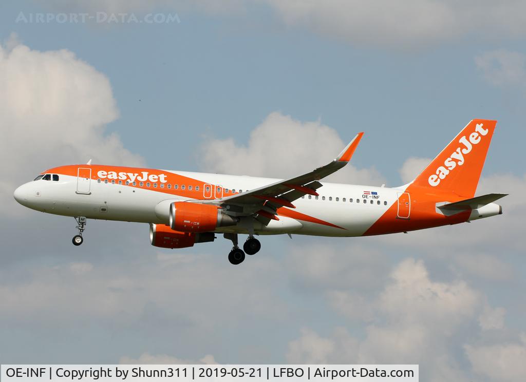 OE-INF, 2017 Airbus A320-214 C/N 7785, Landing rwy 32L