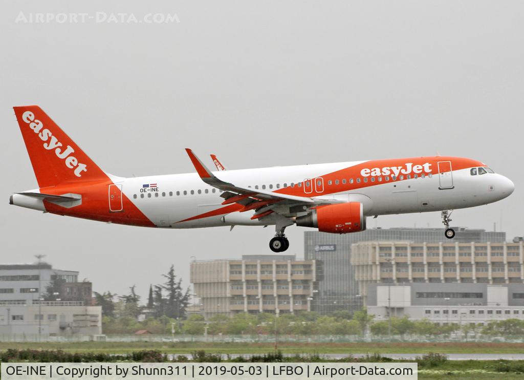 OE-INE, 2017 Airbus A320-214 C/N 7750, Landing rwy 32R