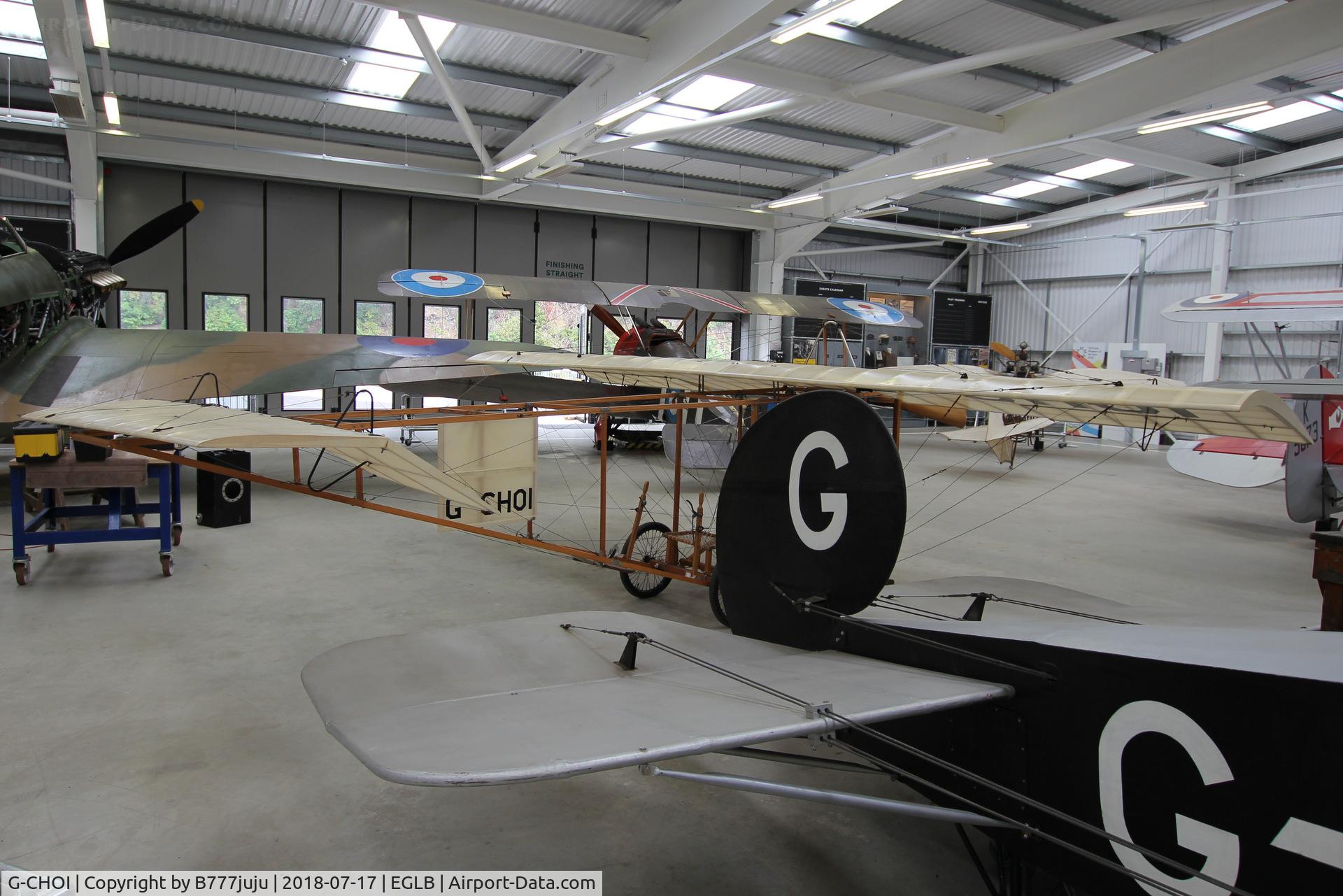 G-CHOI, 2012 White Monoplane Canard Pusher C/N 01, at Brookland Museum