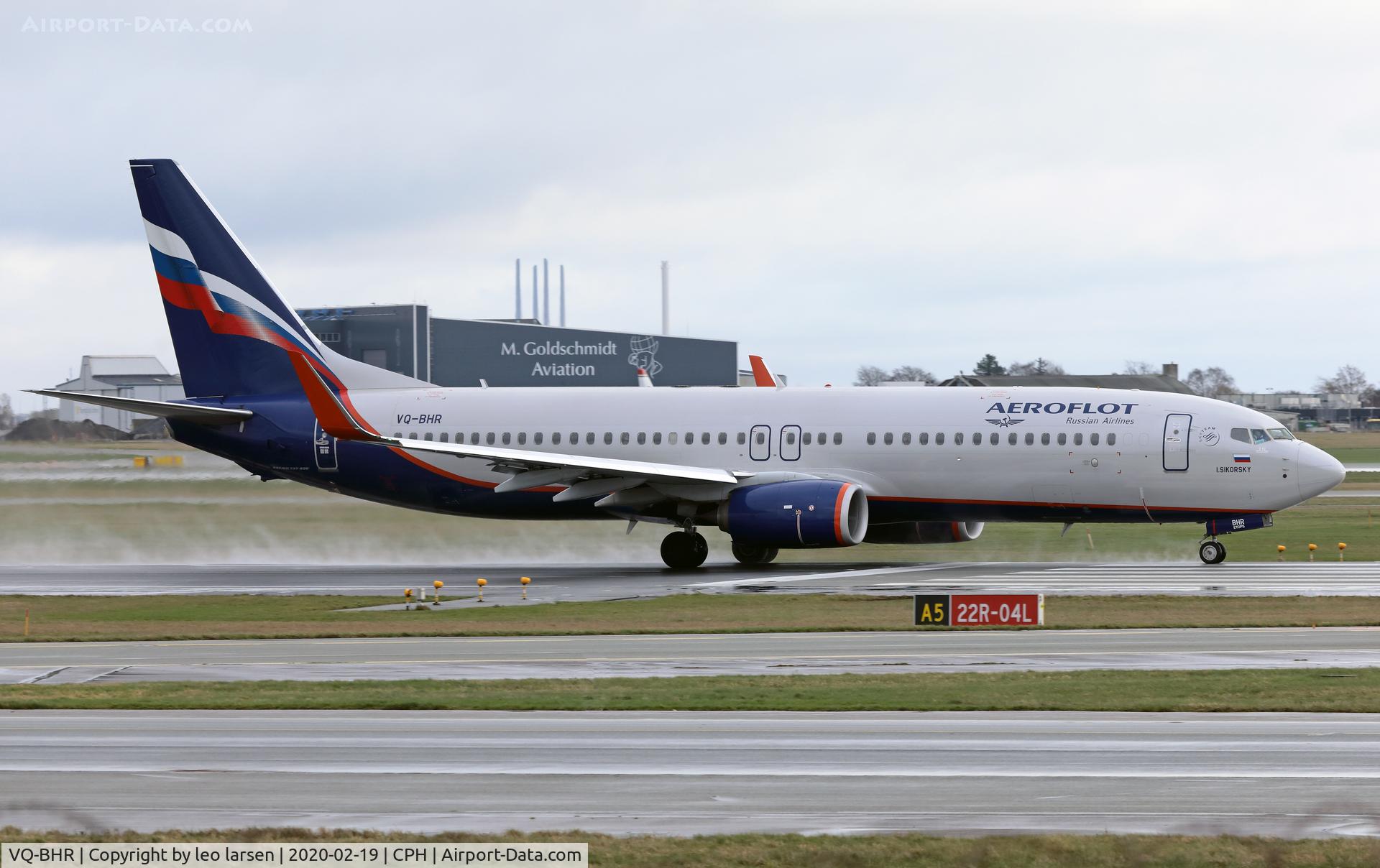 VQ-BHR, 2018 Boeing 737-8LJ C/N 41230, Copenhagen 19.2.2020