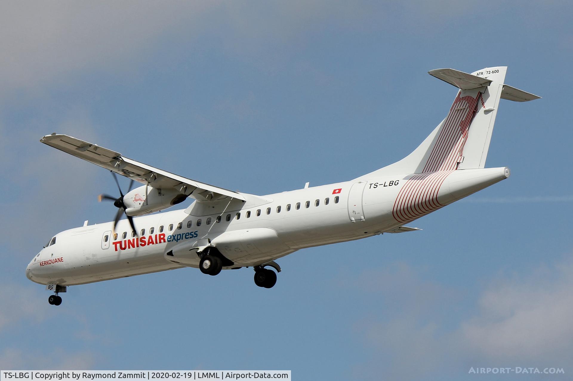 TS-LBG, 2020 ATR 72-600 (72-212A) C/N 1625, ATR-72 TS-LBG Tunisair Express
