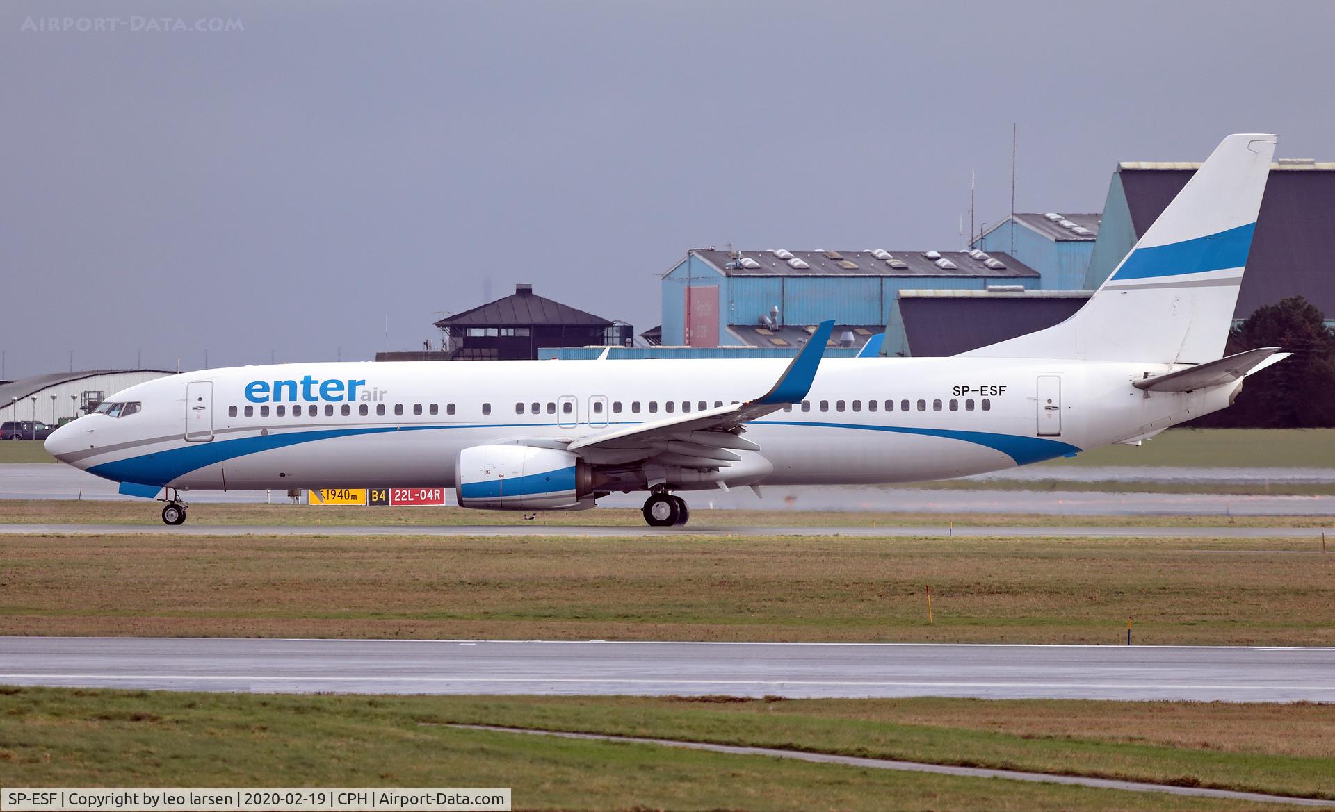 SP-ESF, 2012 Boeing 737-8AS C/N 40287, Copenhagen 19.2.2020
