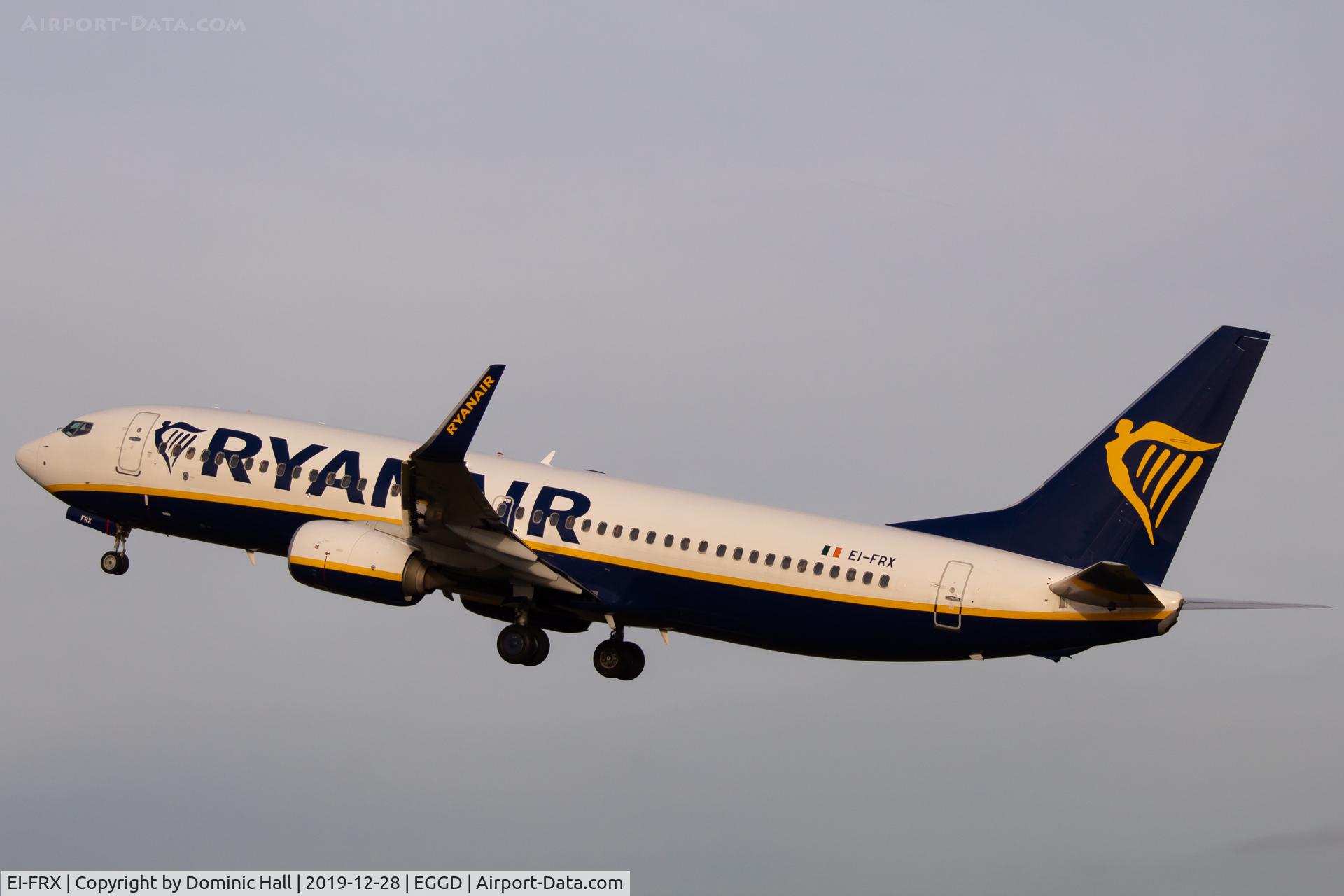 EI-FRX, 2016 Boeing 737-8AS C/N 44746, BRS 28/12/19