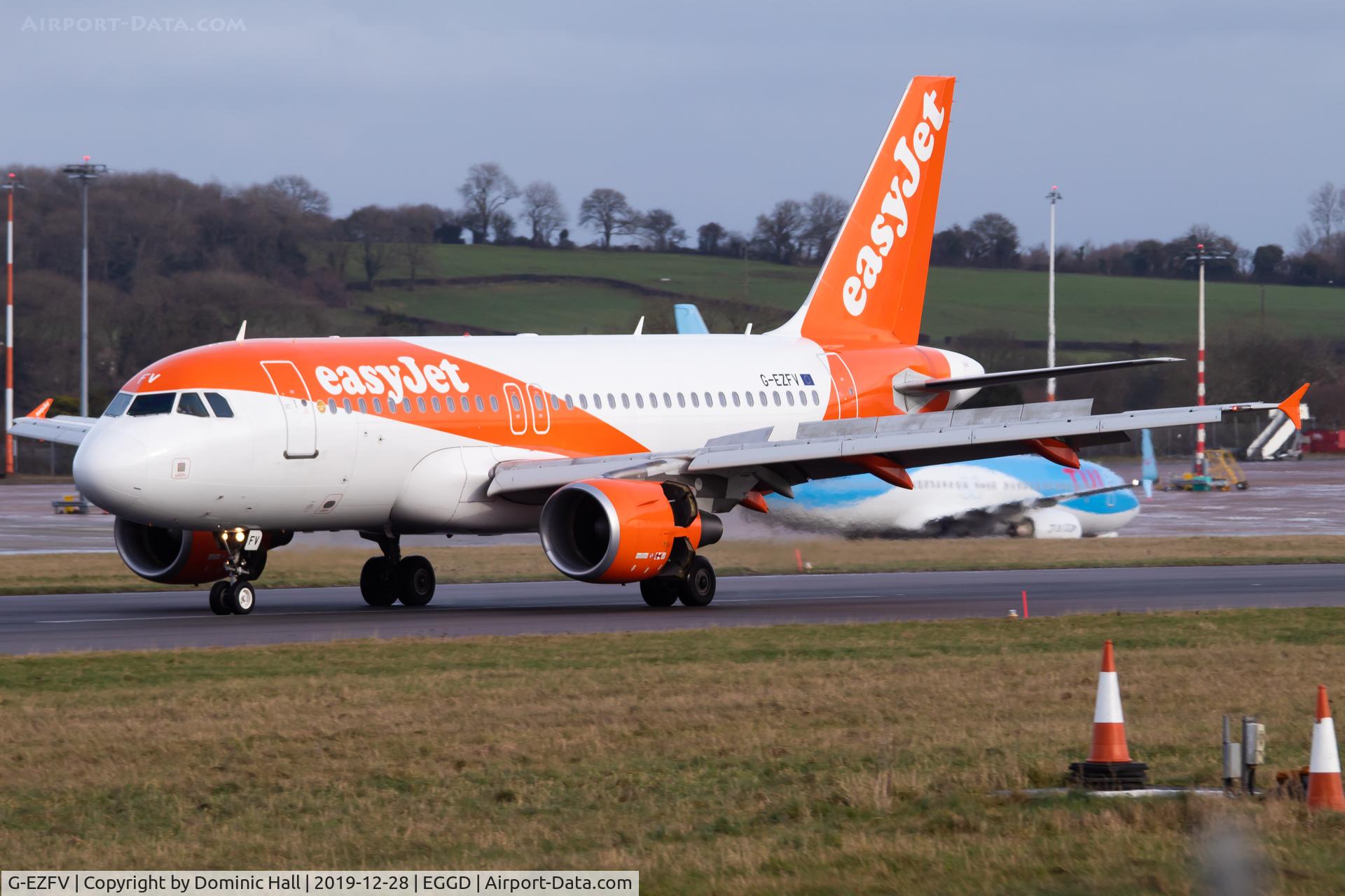 G-EZFV, 2010 Airbus A319-111 C/N 4327, BRS 28/12/19
