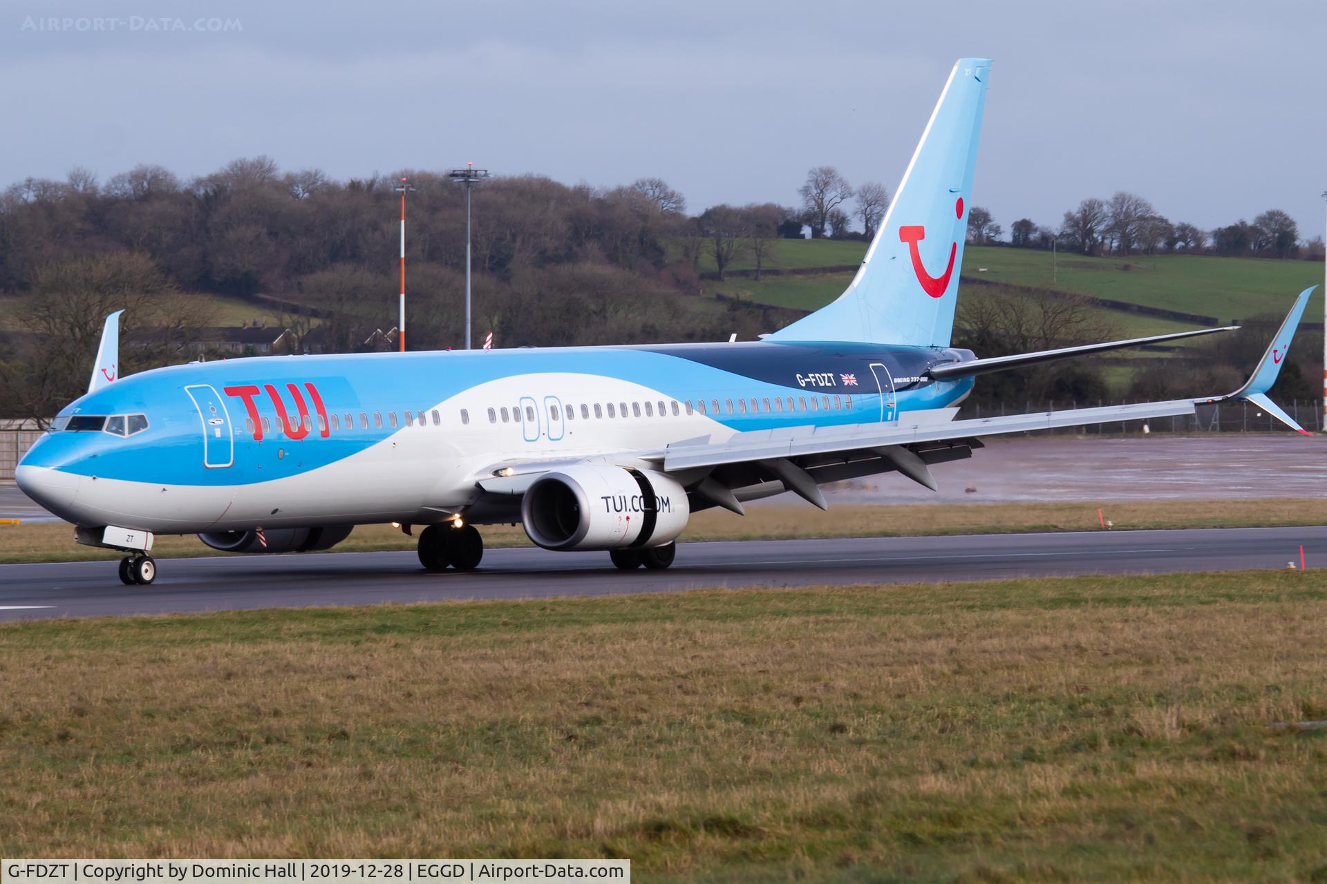 G-FDZT, 2011 Boeing 737-8K5 C/N 37248, BRS 28/12/19
